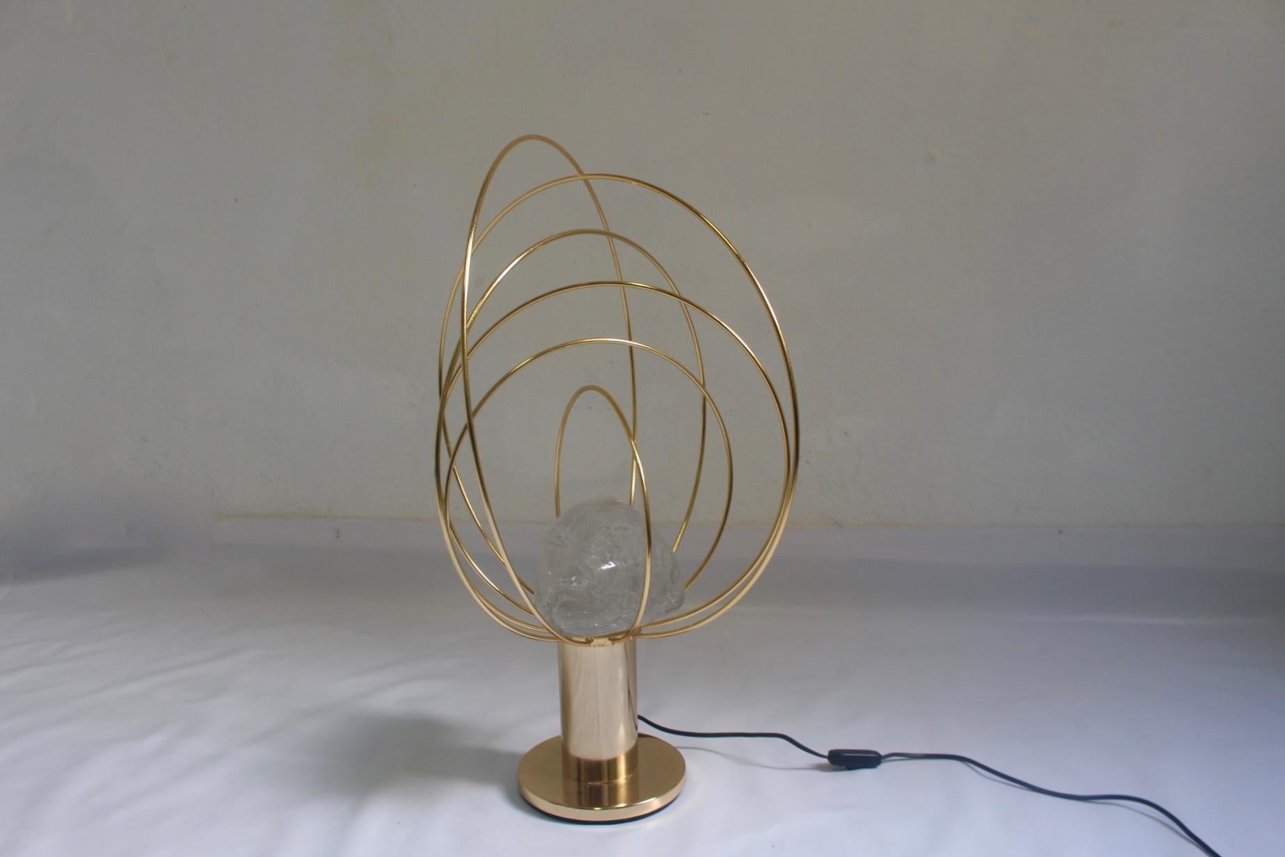 Mid-Century Modern 1970s Midcentury Barnaba Table Lamp by Angelo Brotto for Fase For Sale