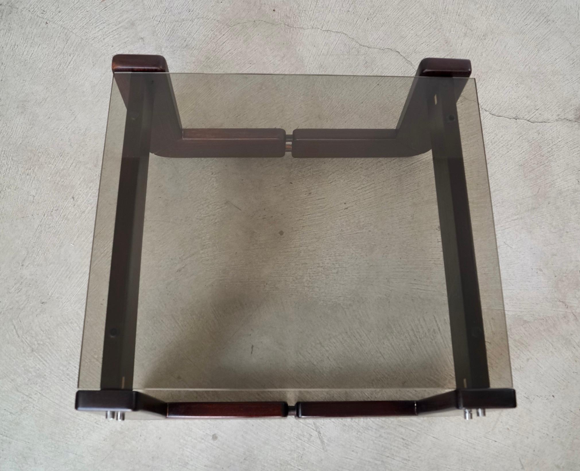 Table d'appoint en bois de rose Percival Lafer, milieu du siècle dernier, Brésil. en vente 8
