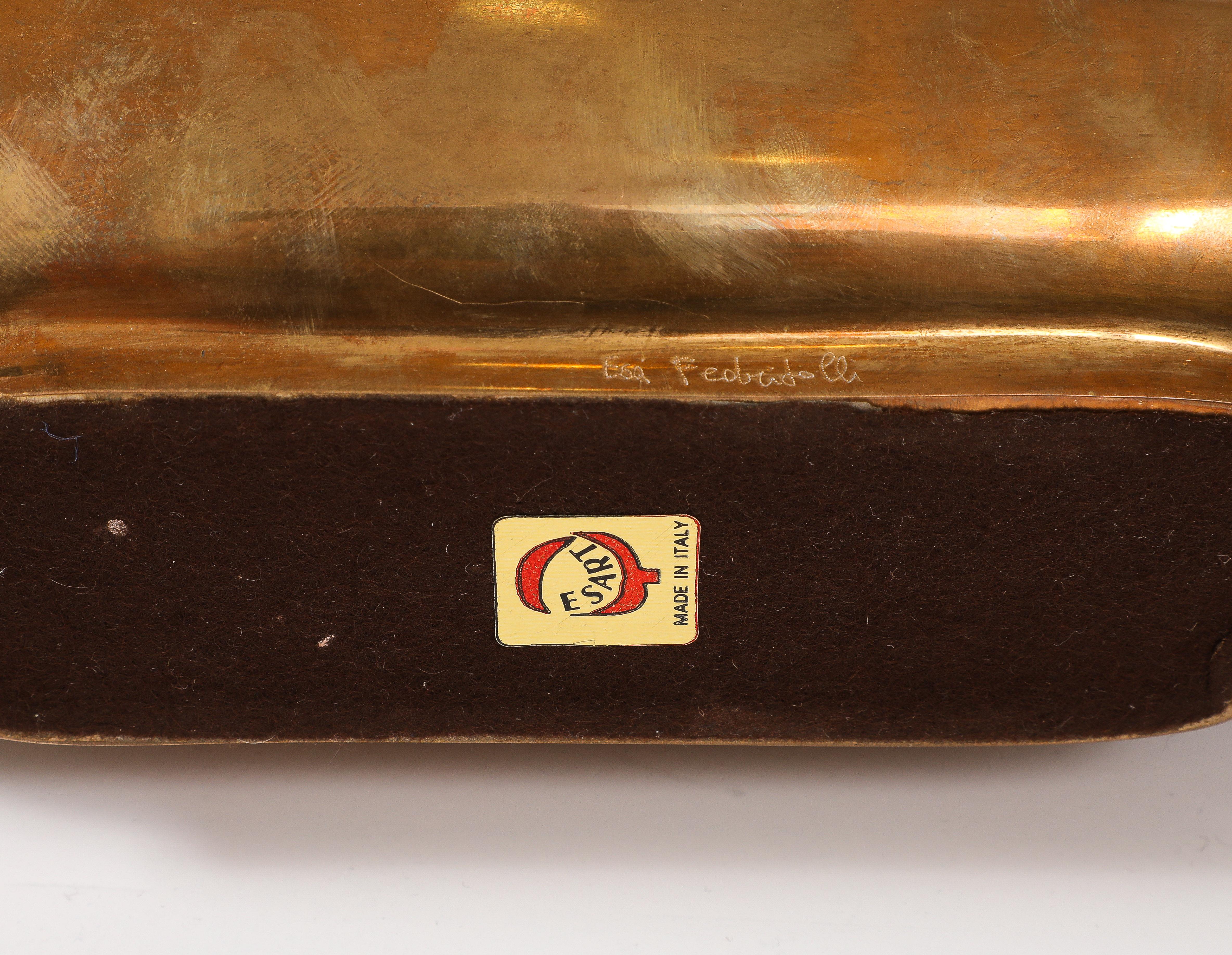 Mid-Century degli anni '70  Vasi in bronzo di Esa Fedrigolli in vendita 4
