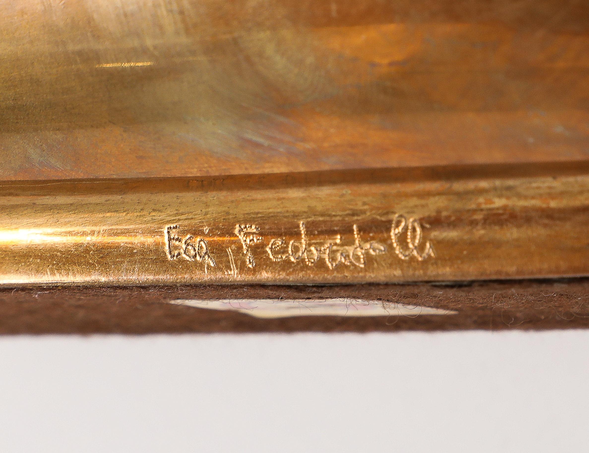 Mid-Century degli anni '70  Vasi in bronzo di Esa Fedrigolli in vendita 5