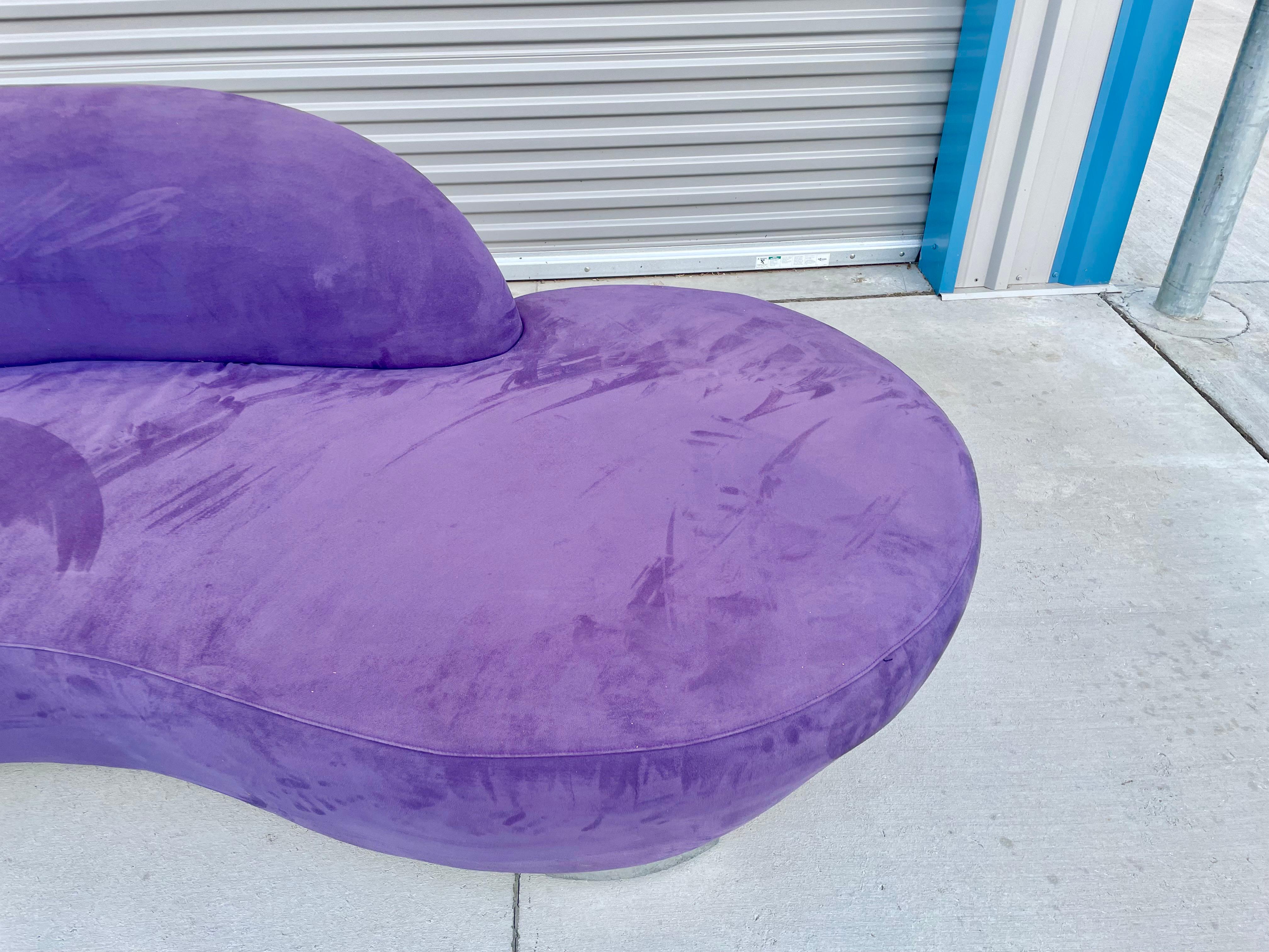 Sofá Nube Cromado Años 70 de Weiman en Bueno estado para la venta en North Hollywood, CA
