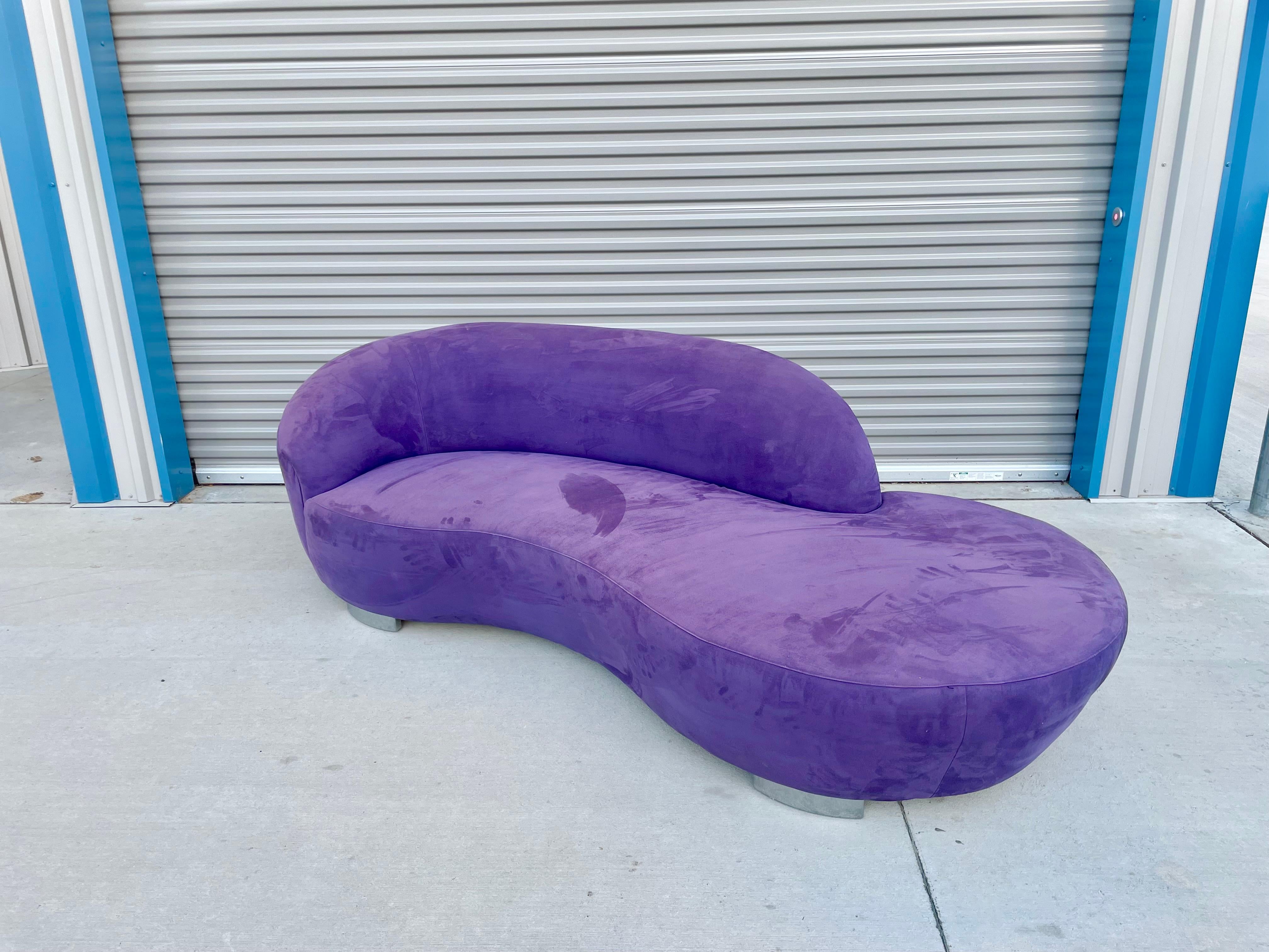 Sofá Nube Cromado Años 70 de Weiman en venta 2