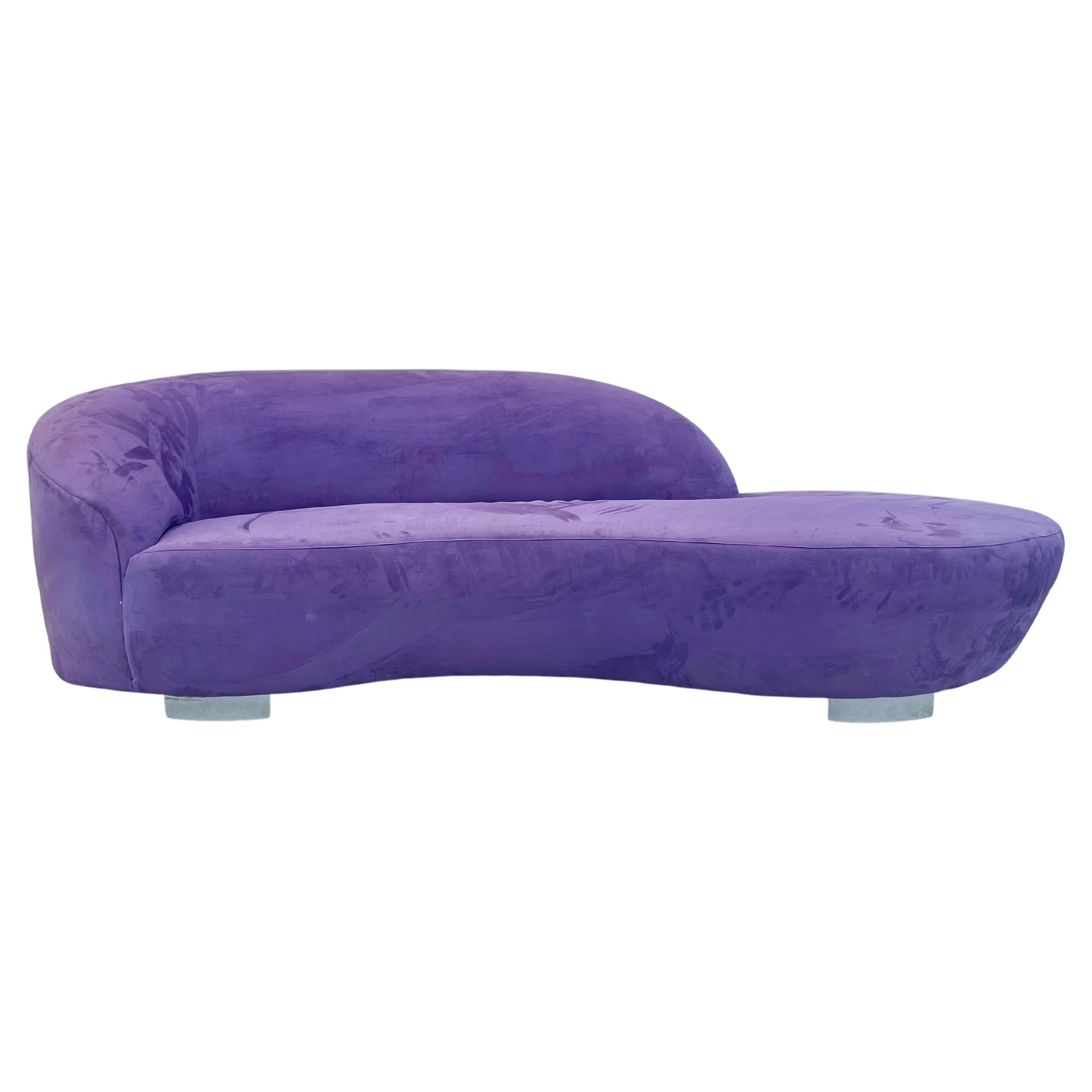 1970 Mid Century Chrome Cloud Sofa by Weiman
