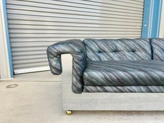 1970s Mid Century Chrome Sofa by Milo Baughman