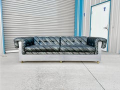 1970s Mid Century Chrome Sofa by Milo Baughman