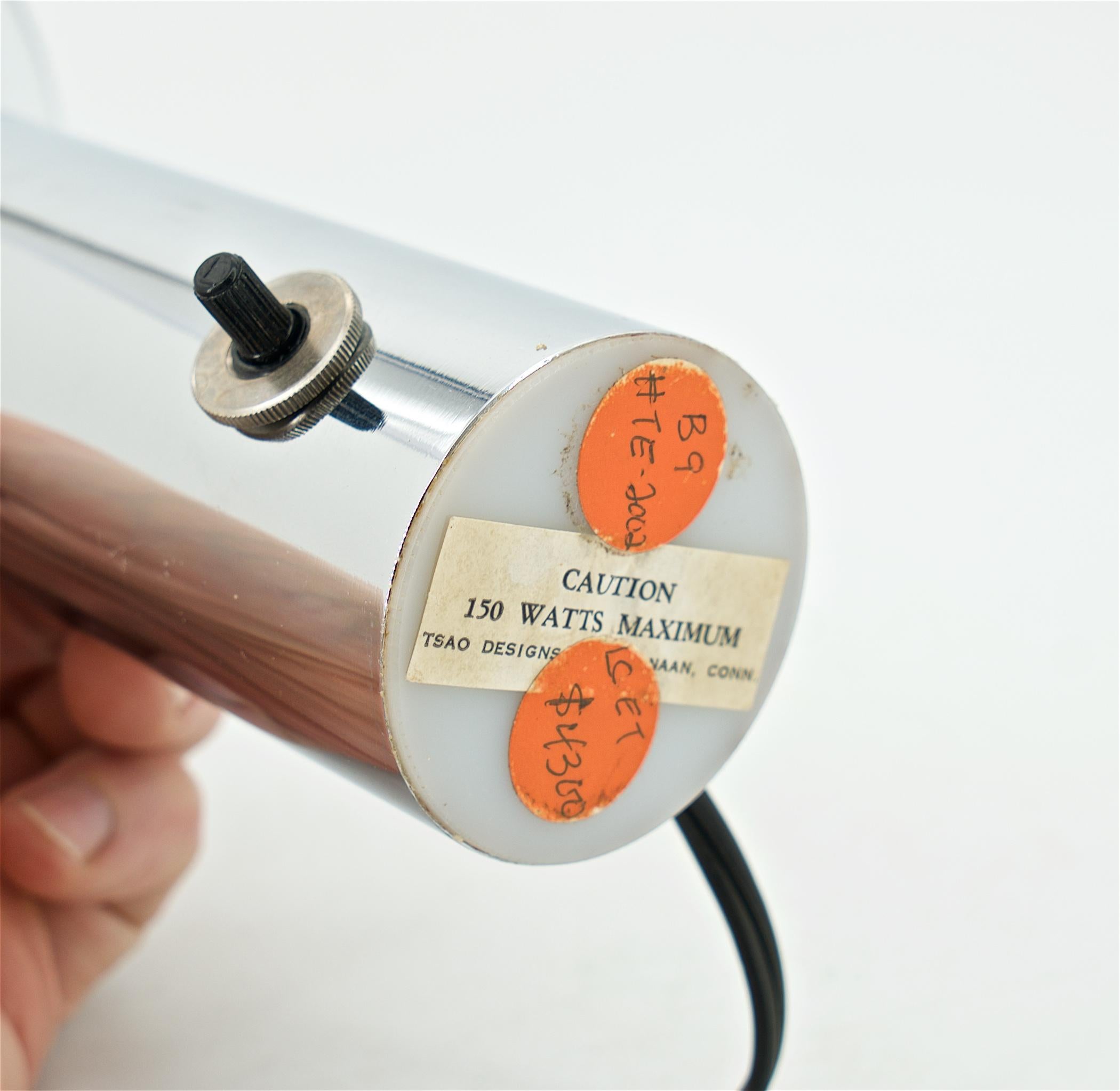 Polished 1970s Midcentury Chrome Tubular Soap Bubble Table Lamp Dimmable Postmodern