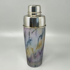 1970s Murano Glass Cocktail Shaker, Hand-Blown, Italian Artistry