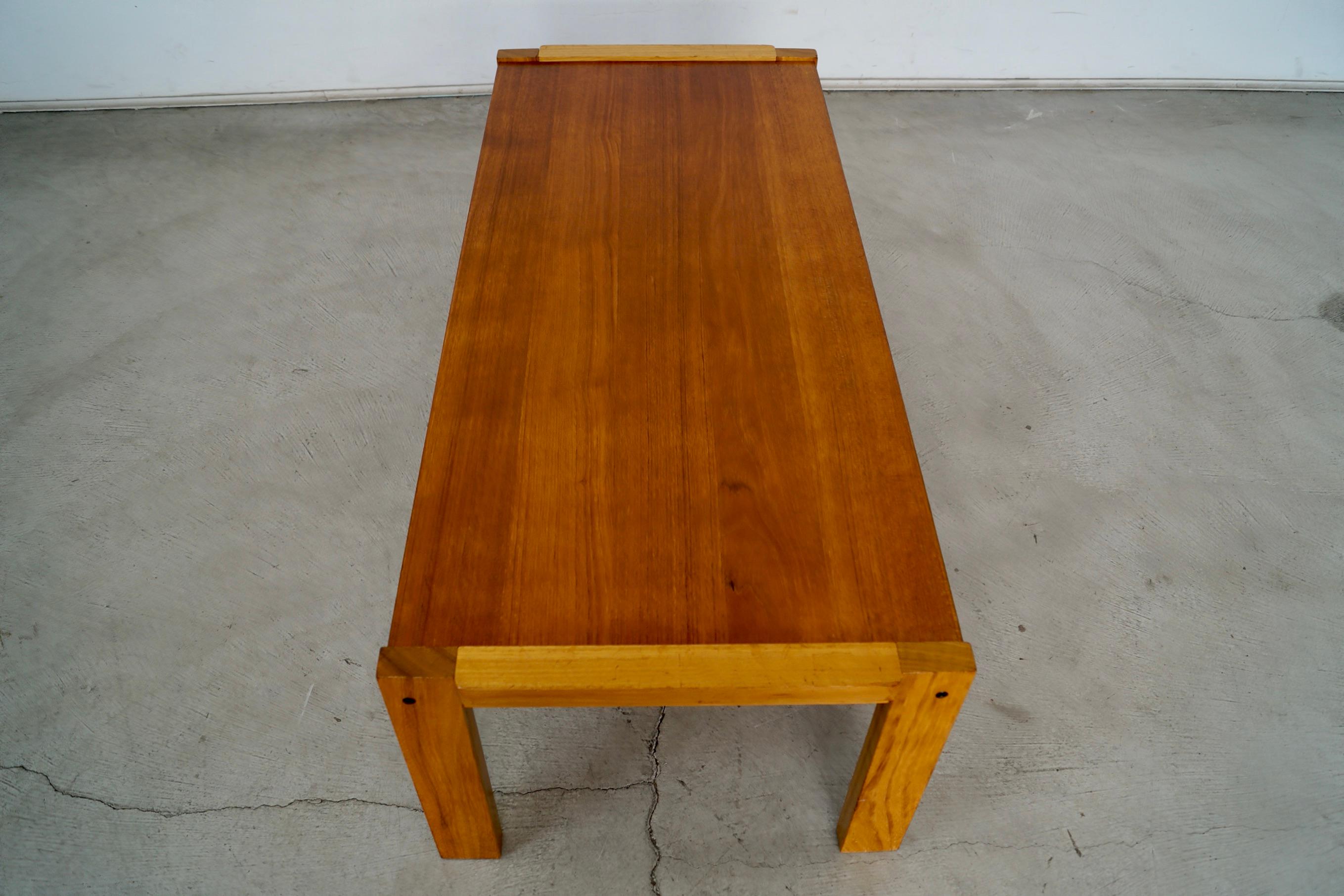 1970's Mid-Century Danish Modern Teak Coffee Table 3