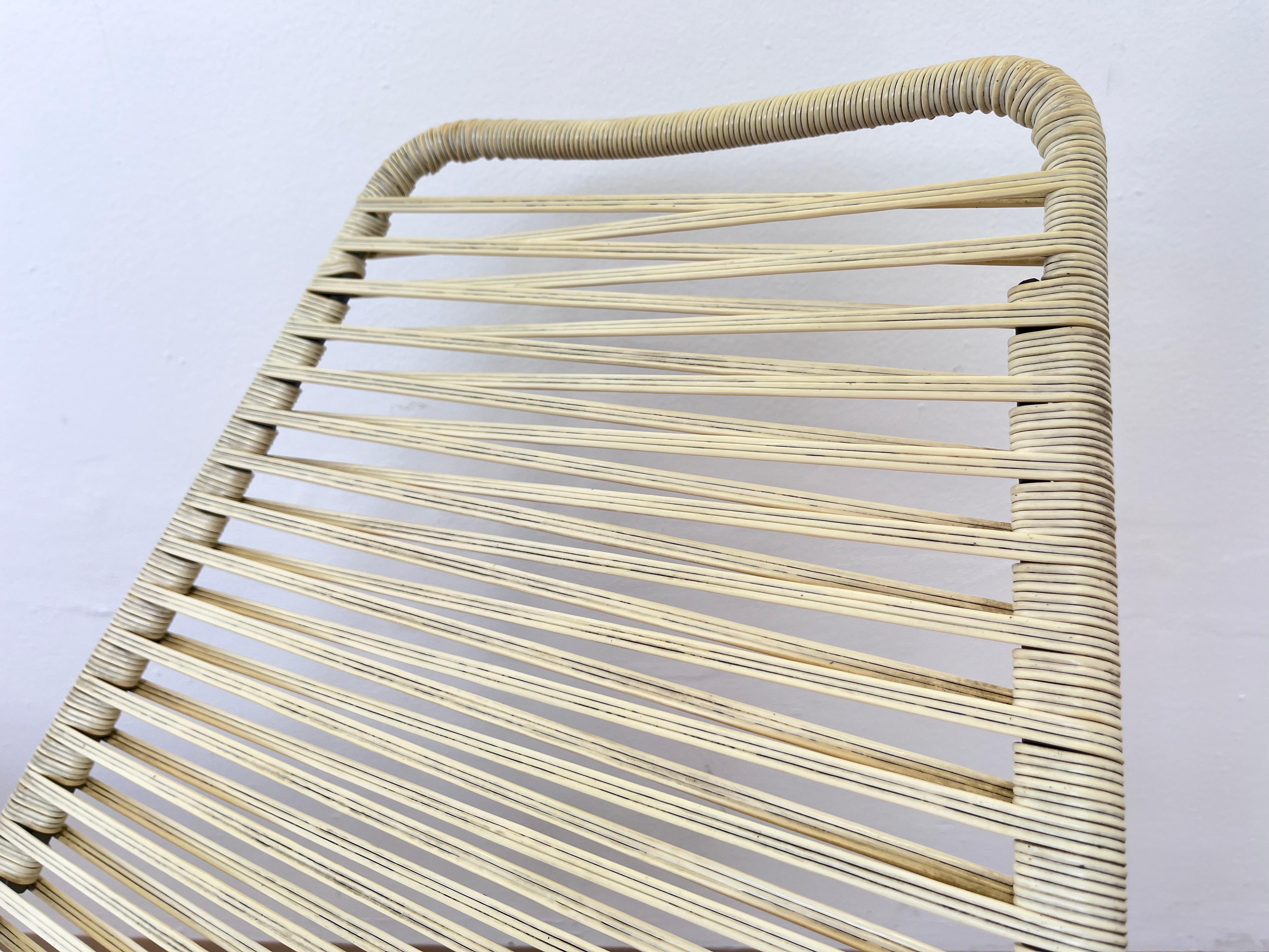 1970s Mid century design Pair of Spaghetti Side Chairs - Czechoslovakia For Sale 1