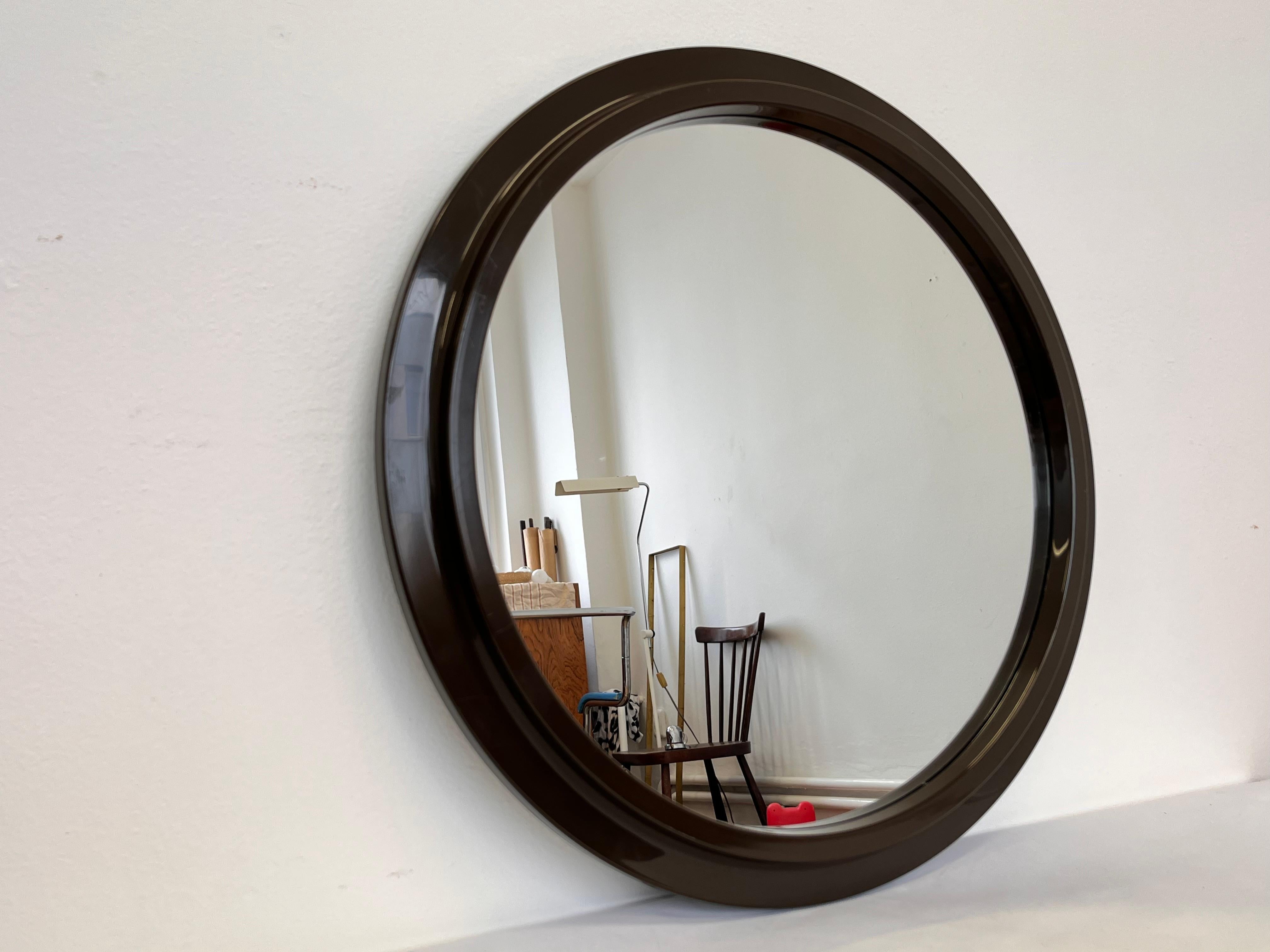 Danish 1970s Mid century design Plastic Mirror Germany For Sale