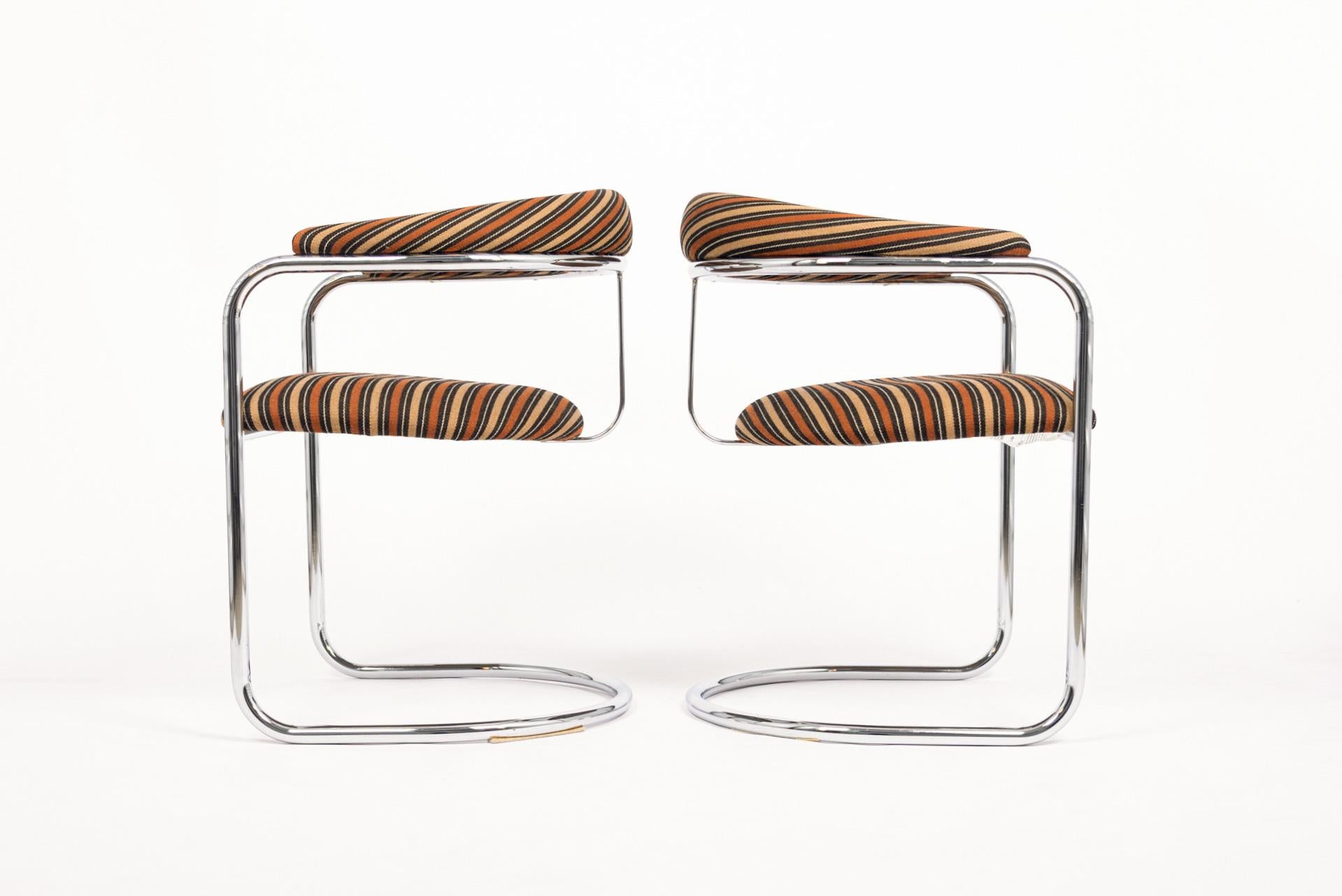 1970s Mid Century Dining Chairs by Anton Lorenz for Thonet For Sale 1