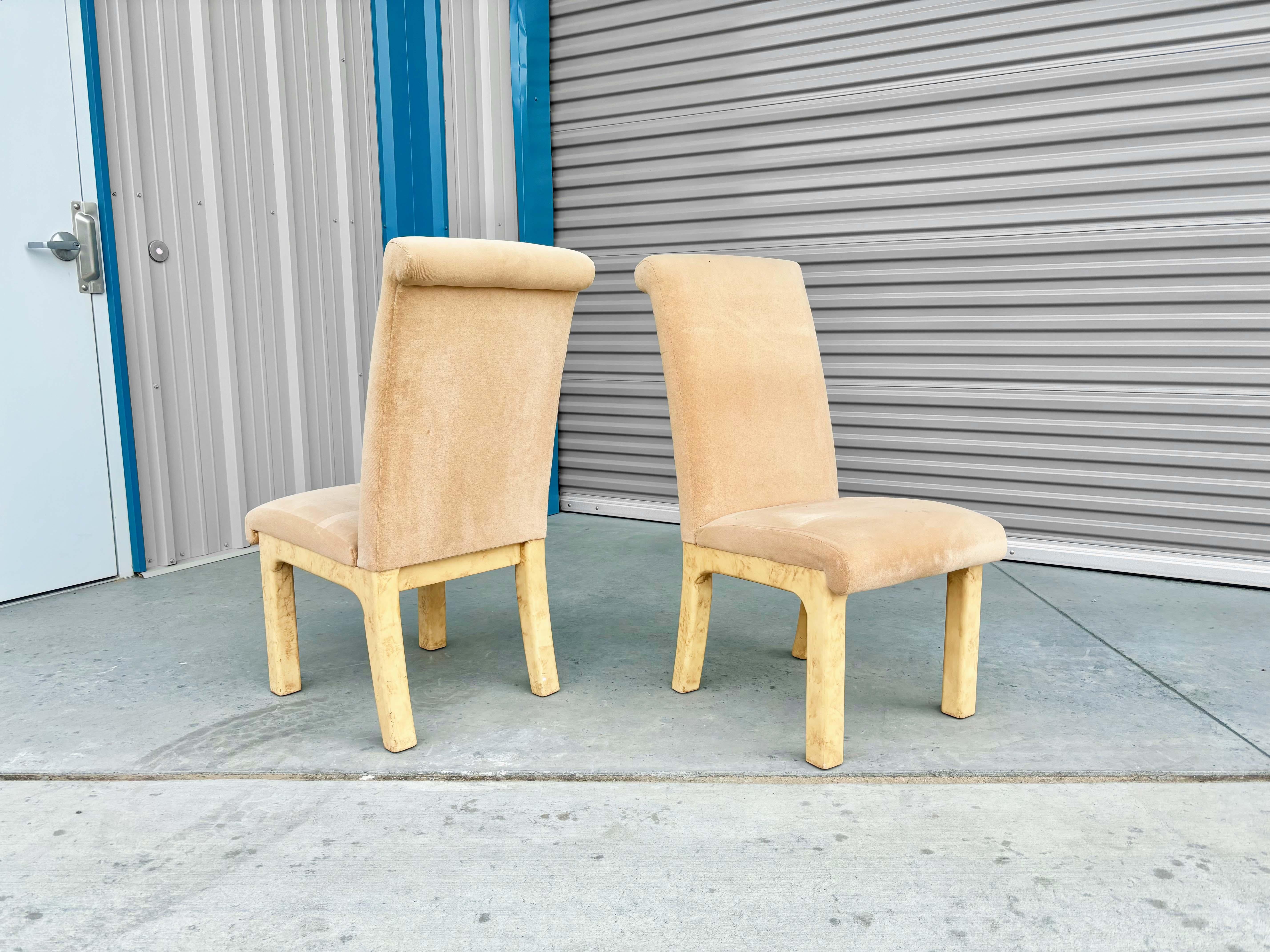 1970 Mid Century Dining Chairs- Set of 6 en vente 5