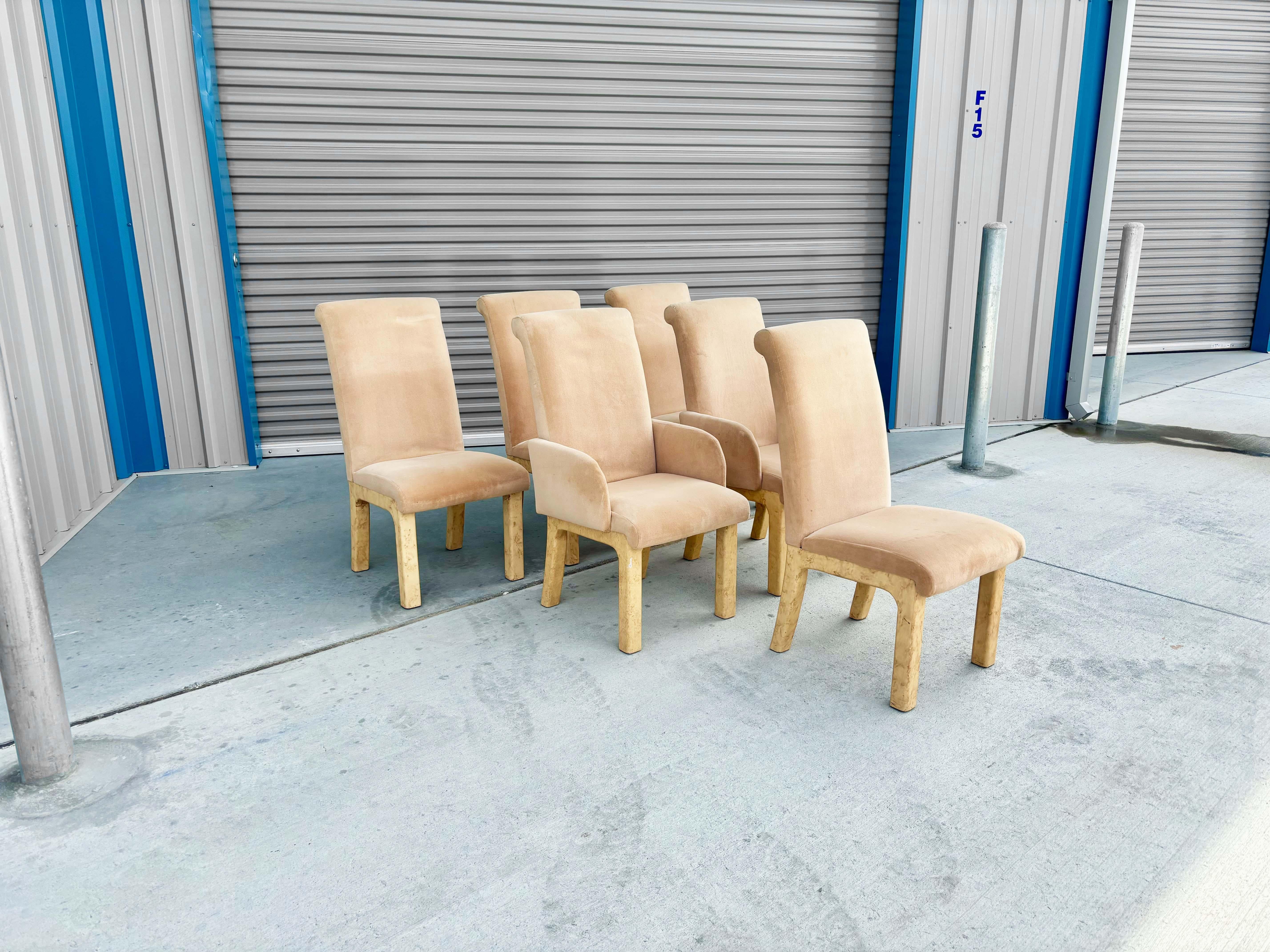 Mid-Century Modern 1970 Mid Century Dining Chairs- Set of 6 en vente