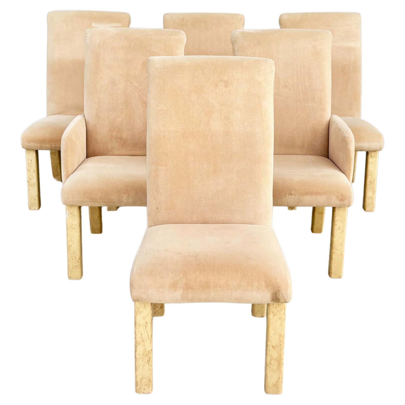 1970s Mid Century Dining Chairs- Set of 6