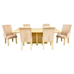 1970er Jahre Mid Century Esszimmer Set von 7