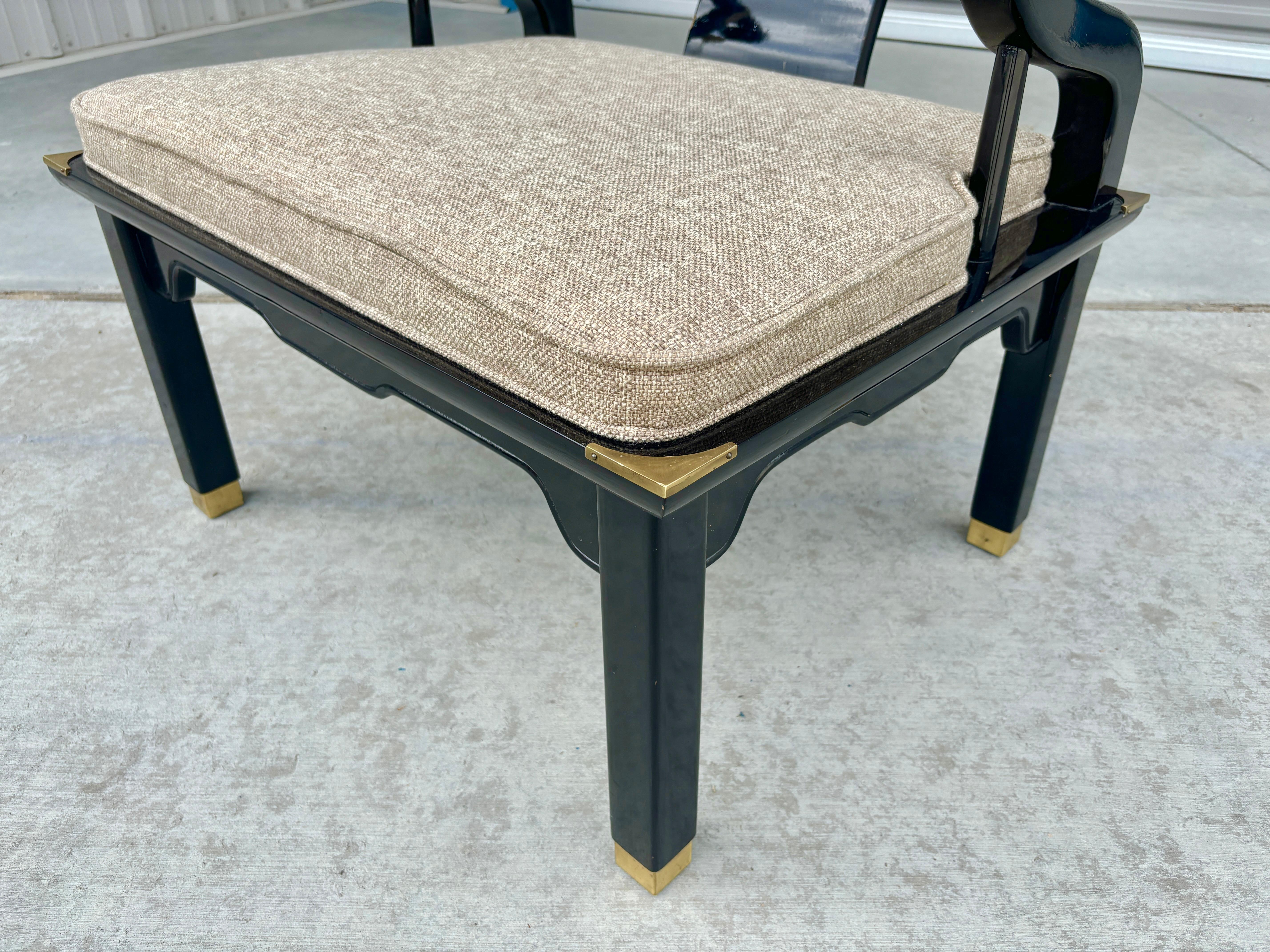 1970er Mid Century Lounge Stühle nach James Mont - 2er Set im Angebot 4