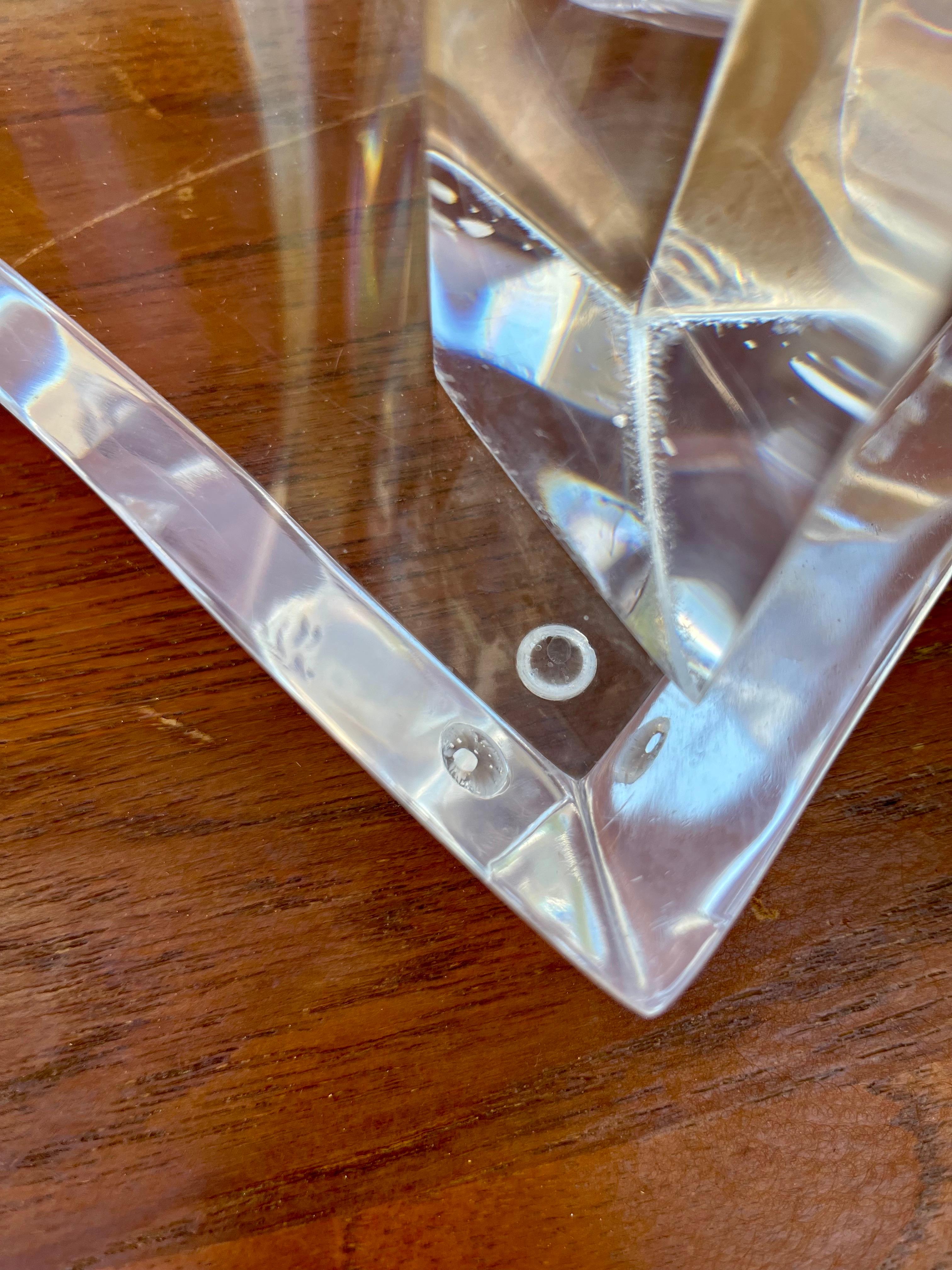 Scultura astratta in lucite della metà del secolo scorso nello stile di Hivo Van Teal in vendita 6
