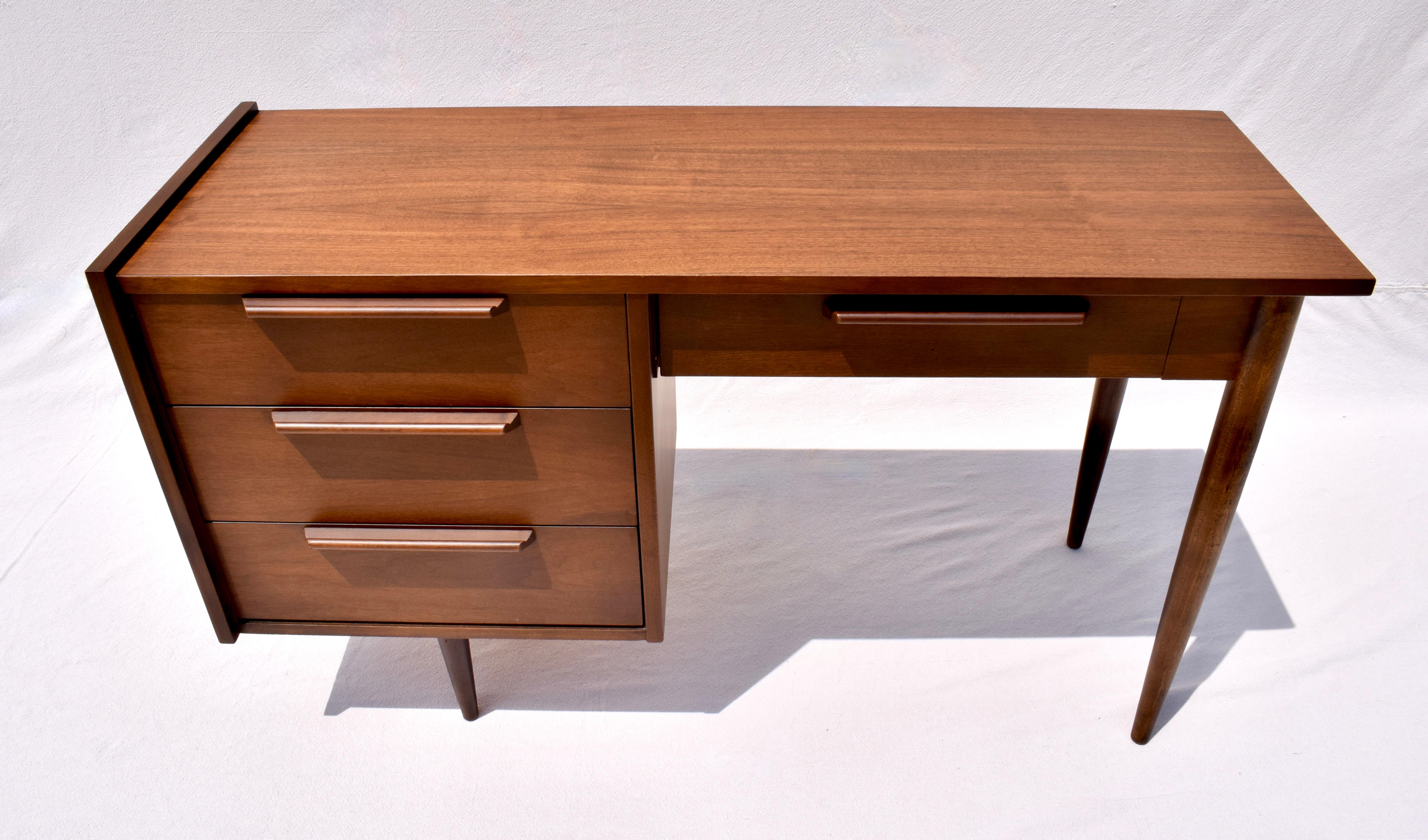 1970's Mid Century Modern American Walnut Desk 6