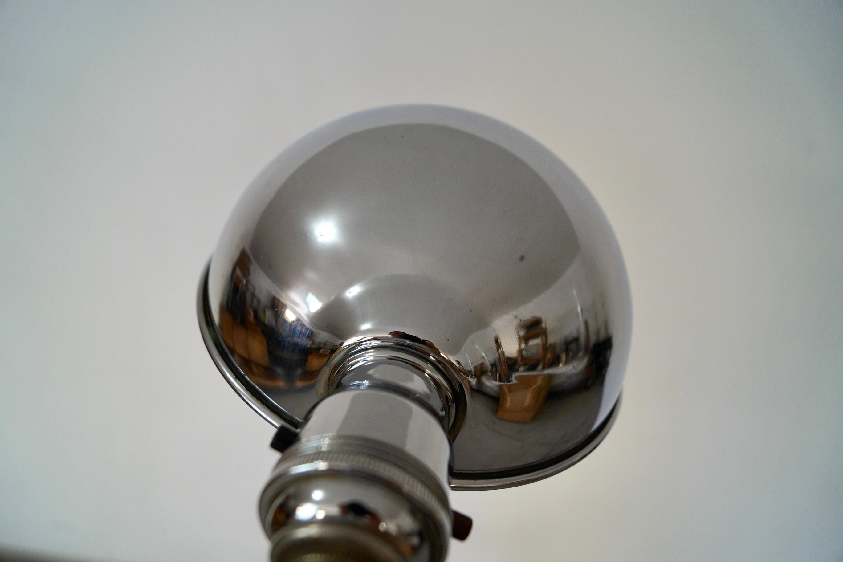 Lámpara de pie cromada regulable Bryant Lighting de mediados de siglo de 1970 en venta 7