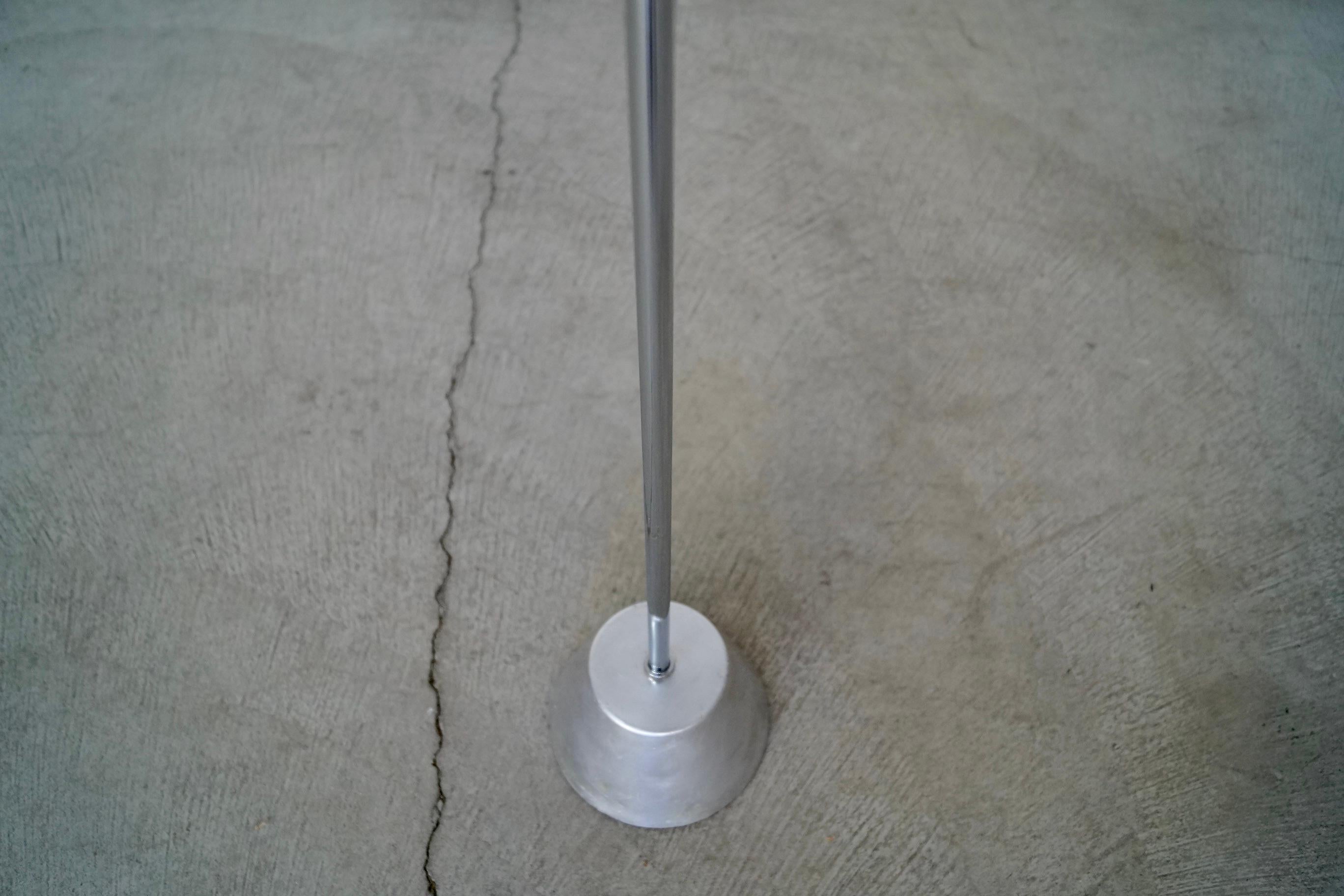 1970's Mid-Century Modern Bryant Lighting Adjustable Chrome Floor Lamp For Sale 12