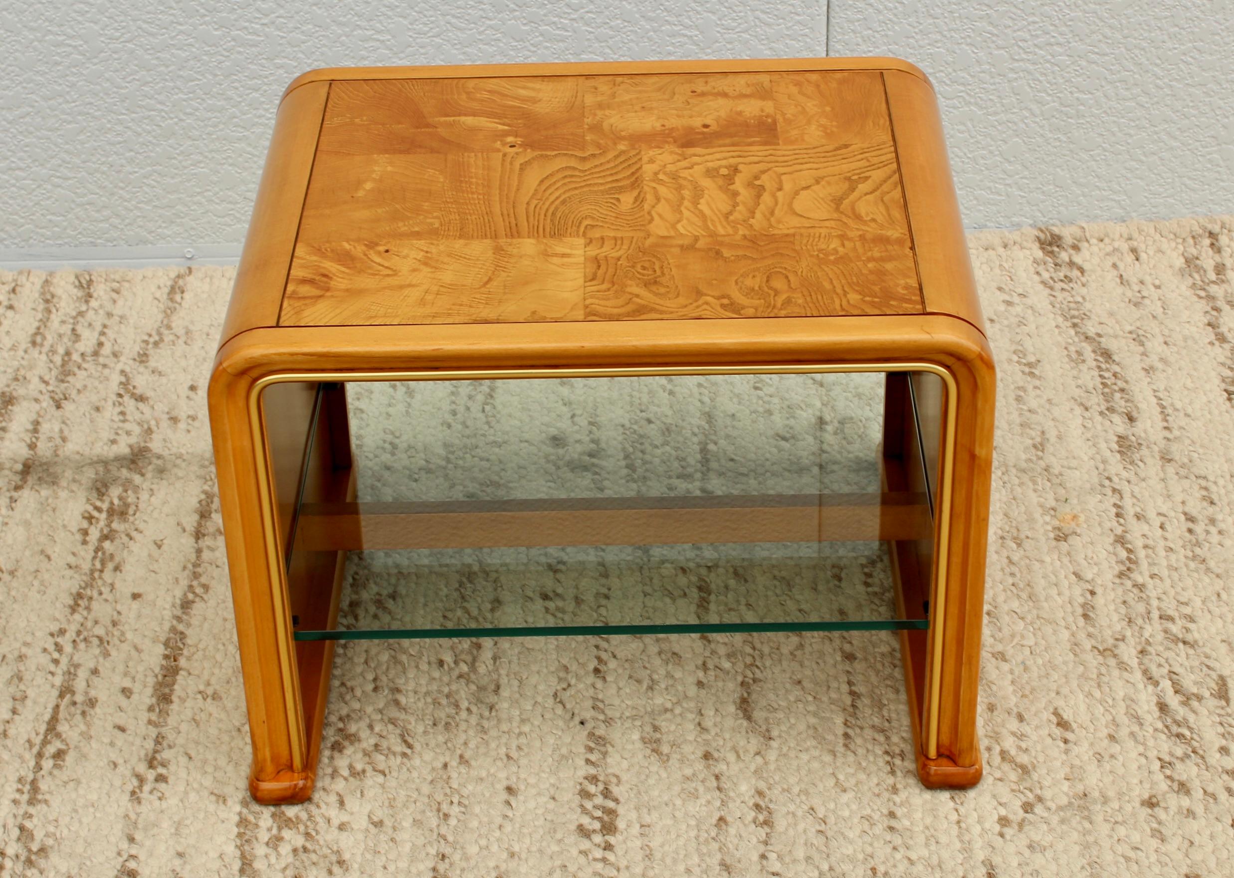 Mid-Century Modern Wasserfall-Beistelltische aus Wurzelholz, 1970er Jahre im Angebot 5