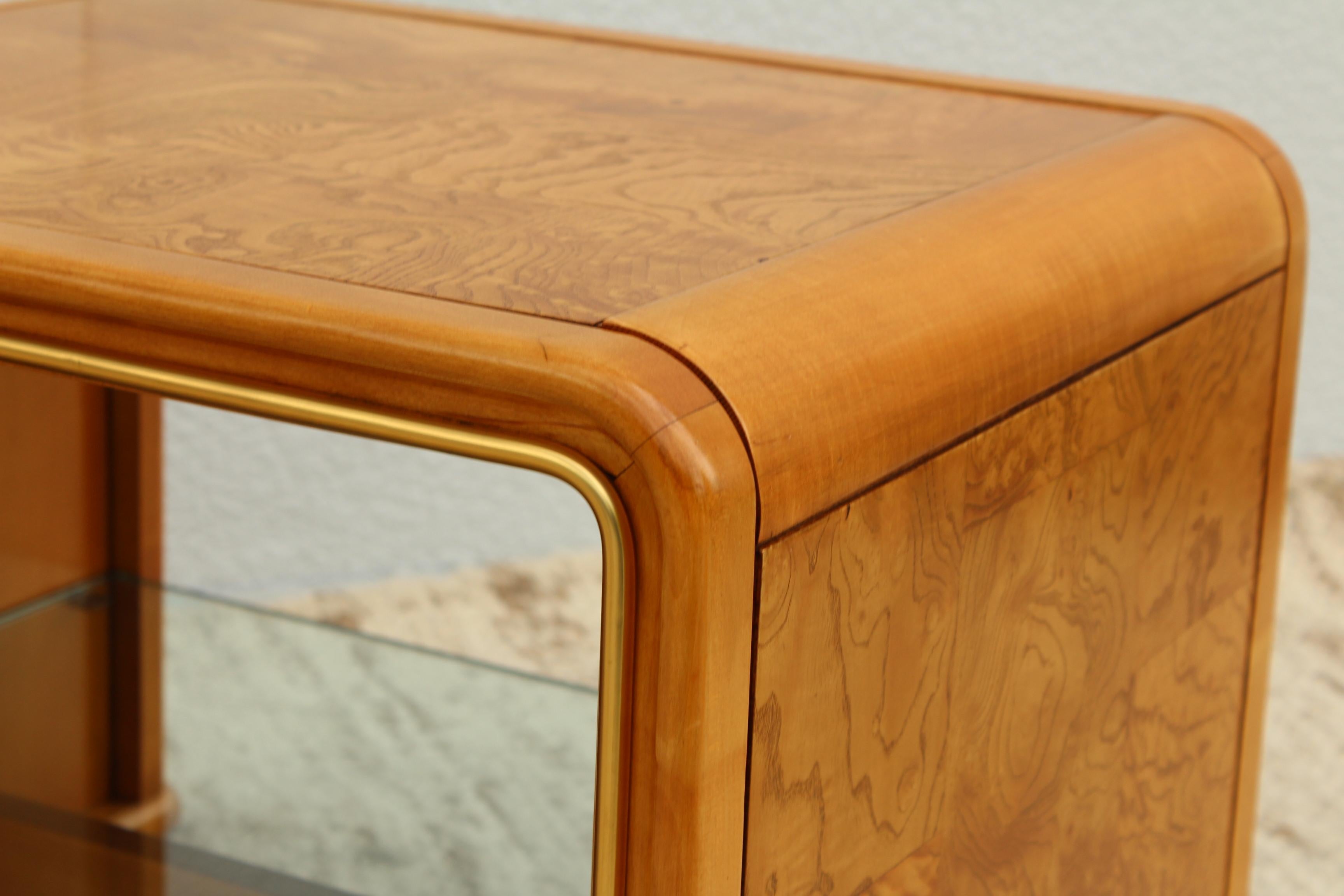 Mid-Century Modern Wasserfall-Beistelltische aus Wurzelholz, 1970er Jahre im Angebot 6