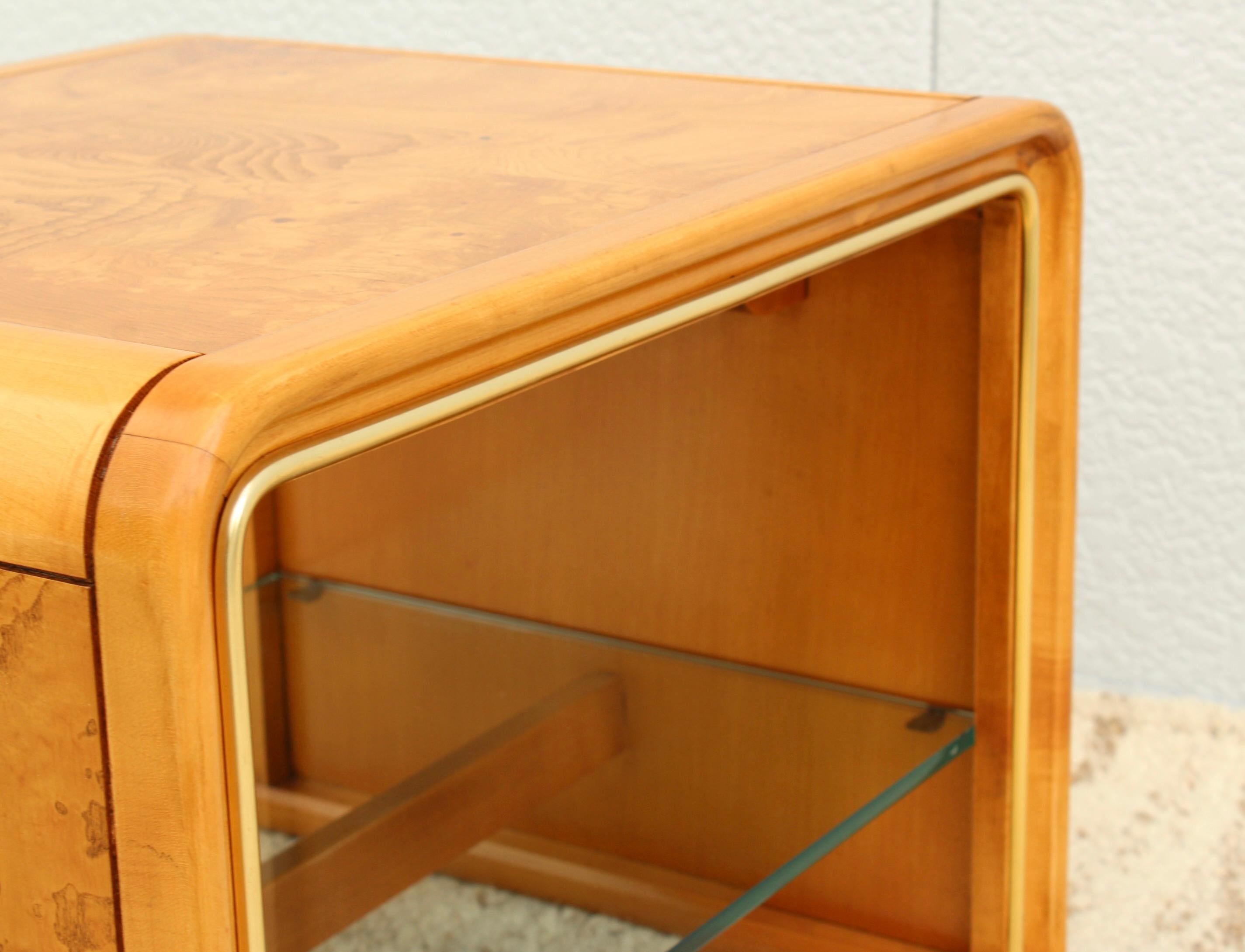 Mid-Century Modern Wasserfall-Beistelltische aus Wurzelholz, 1970er Jahre im Angebot 8