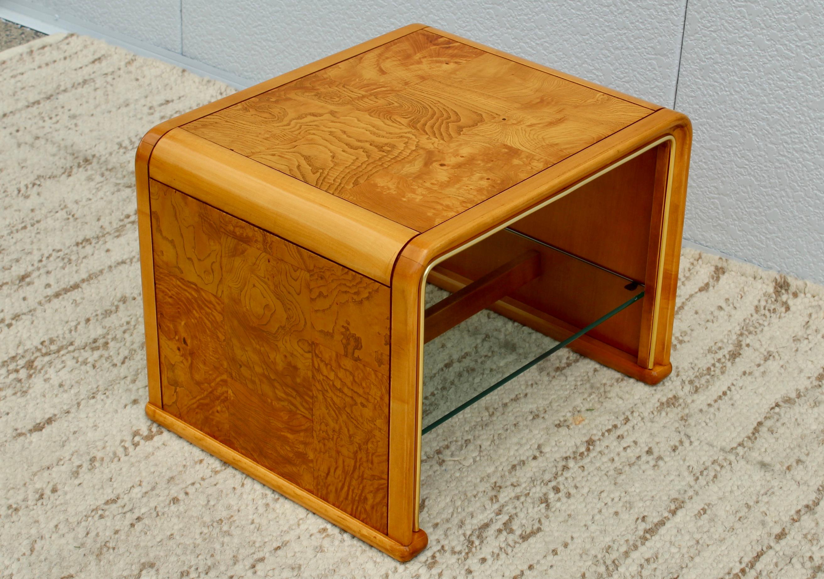 Mid-Century Modern Wasserfall-Beistelltische aus Wurzelholz, 1970er Jahre im Angebot 12