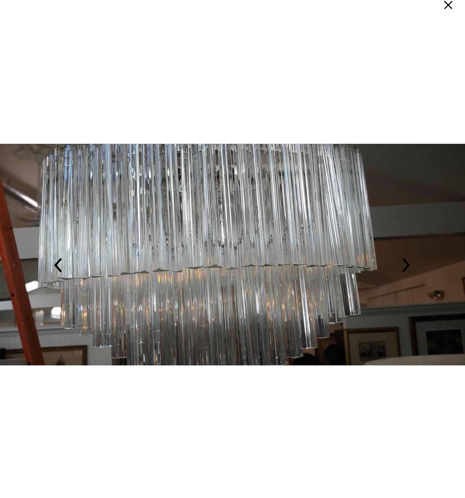 1970s Mid-Century Modern Camer Murano Glass Sculpture Chandelier For Sale 1