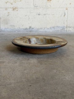 1970s Mid-Century Modern Danish Axella Ceramic Circle Motif Plate