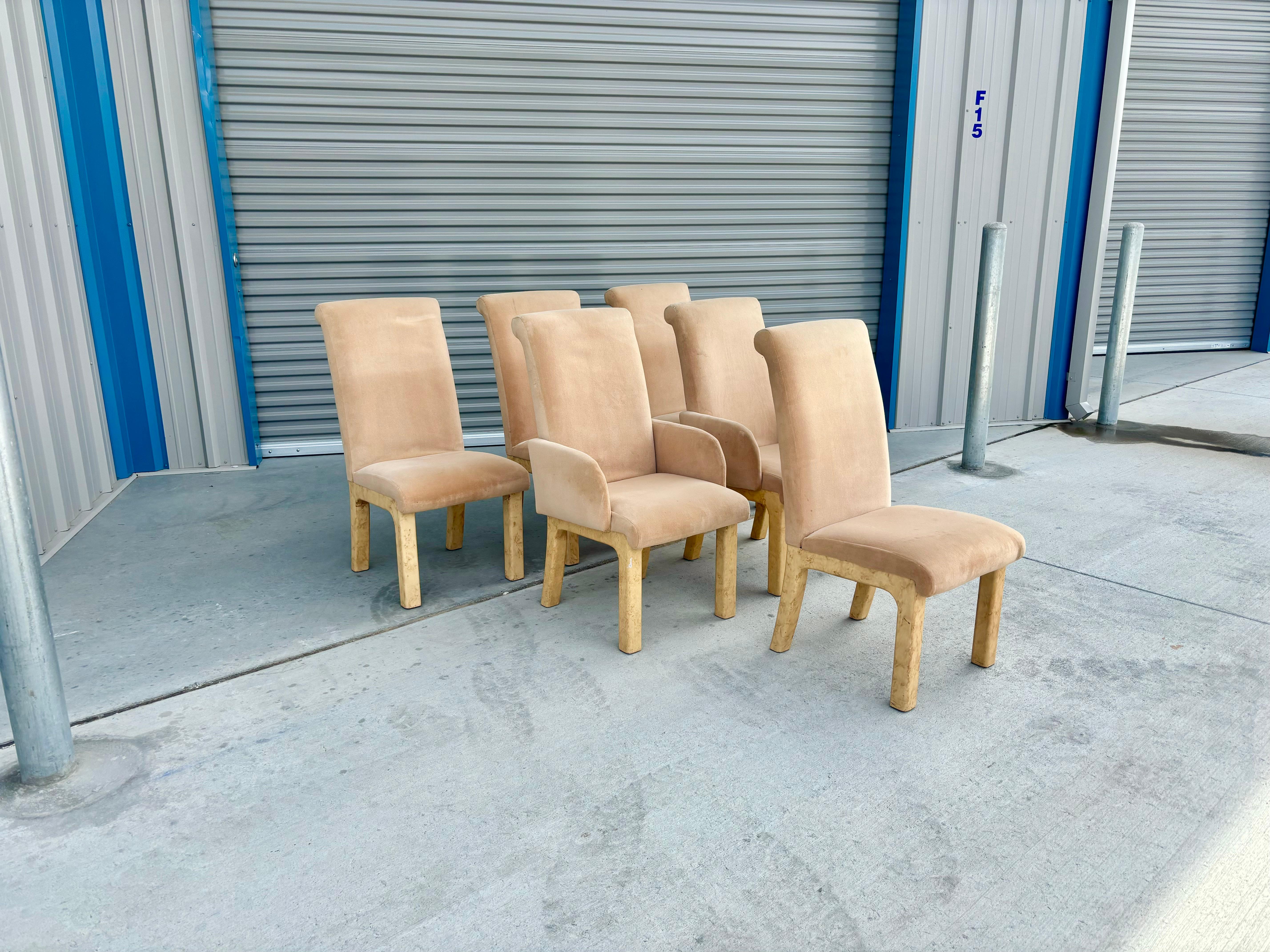 Broussin 1970s Mid Century Modern Dining Set of 7 (Ensemble de 7 tables à manger) en vente