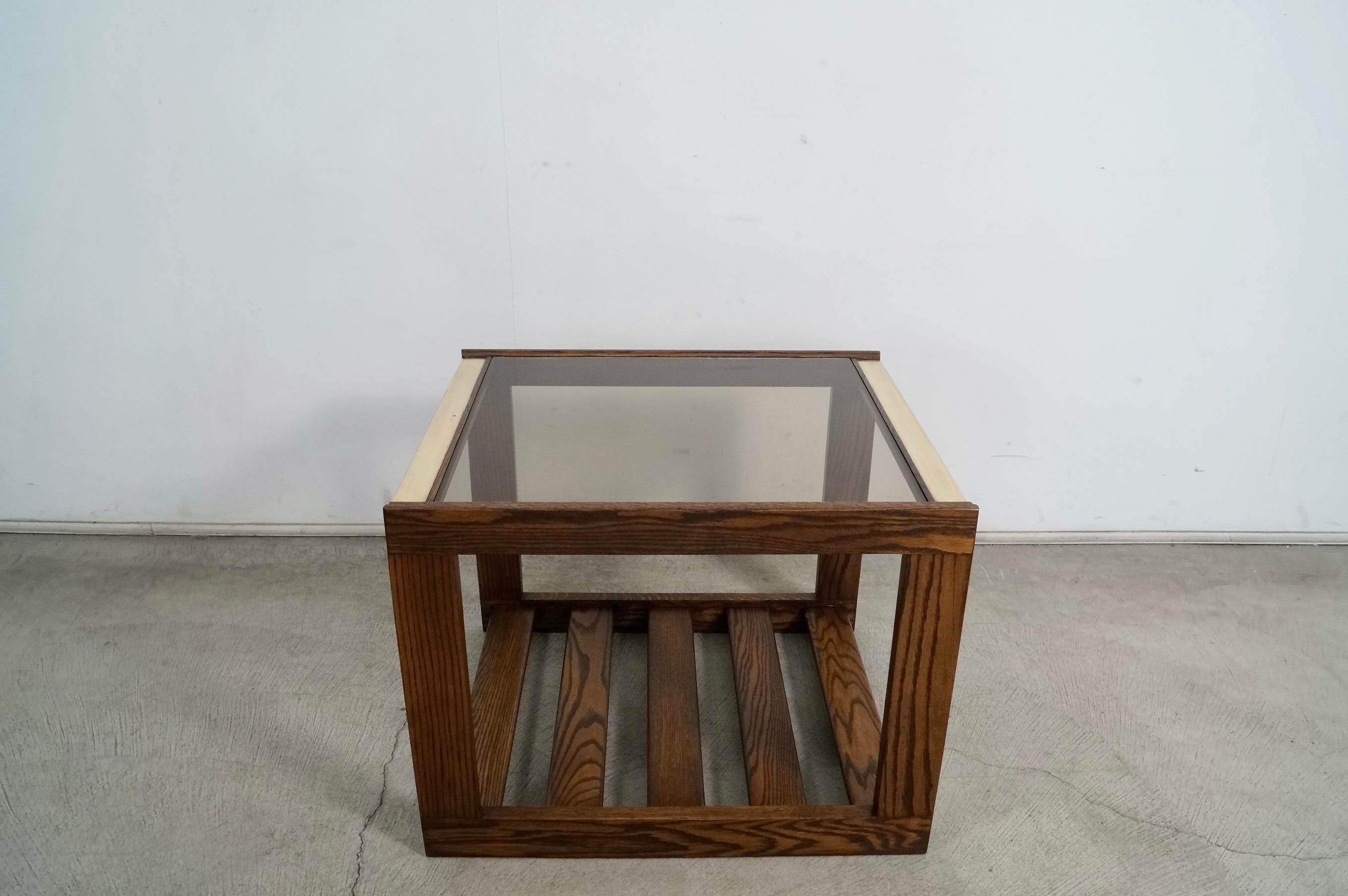 American 1970's Mid-Century Modern End Table by Mersman For Sale
