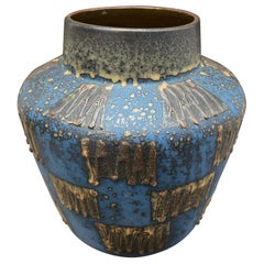 1970s Mid-Century Modern Fat Lava Ceramic German Vase by Carstens Tonnieshof