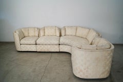 1970's Mid-Century Modern Henredon Modular Sectional 4-Piece Sofa