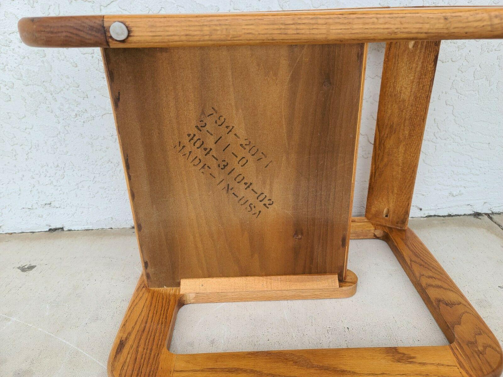 1970er Mid-Century Modern Hodges Mersman-Beistelltisch (Rauchglas) im Angebot