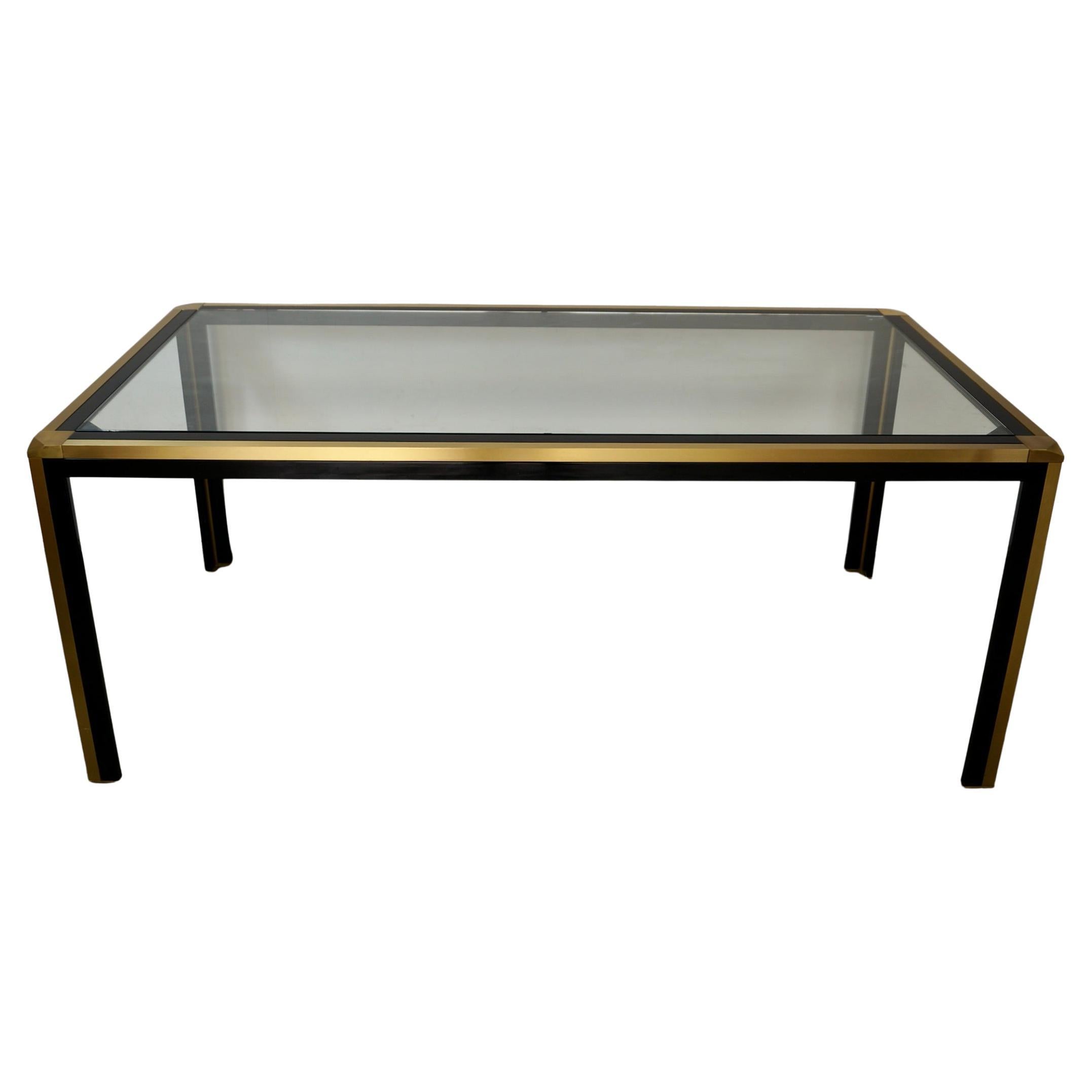 1970's Mid-Century Modern Hollywood Regency Mastercraft Style Dining Table