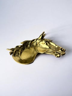 1970s Mid-Century Modern Horse-Shaped Bronze Vides-Poches, Italy
