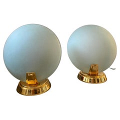 1970s Mid-Century Modern Italian Bed Lamps