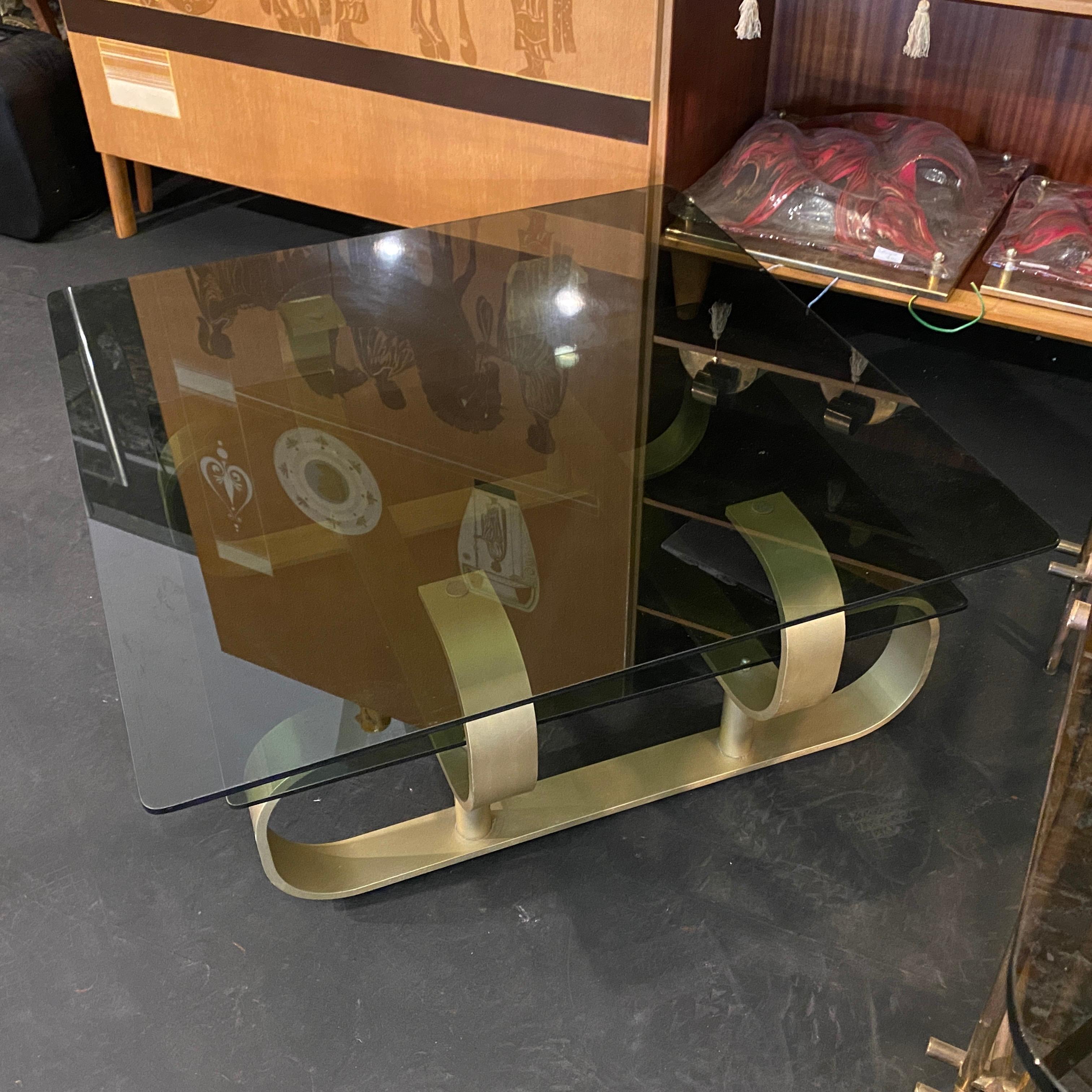 1970s Mid-Century Modern Italian Square Coffee Table 7