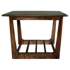 1970s Mid-Century Modern Lane Surfboard Walnut End Table