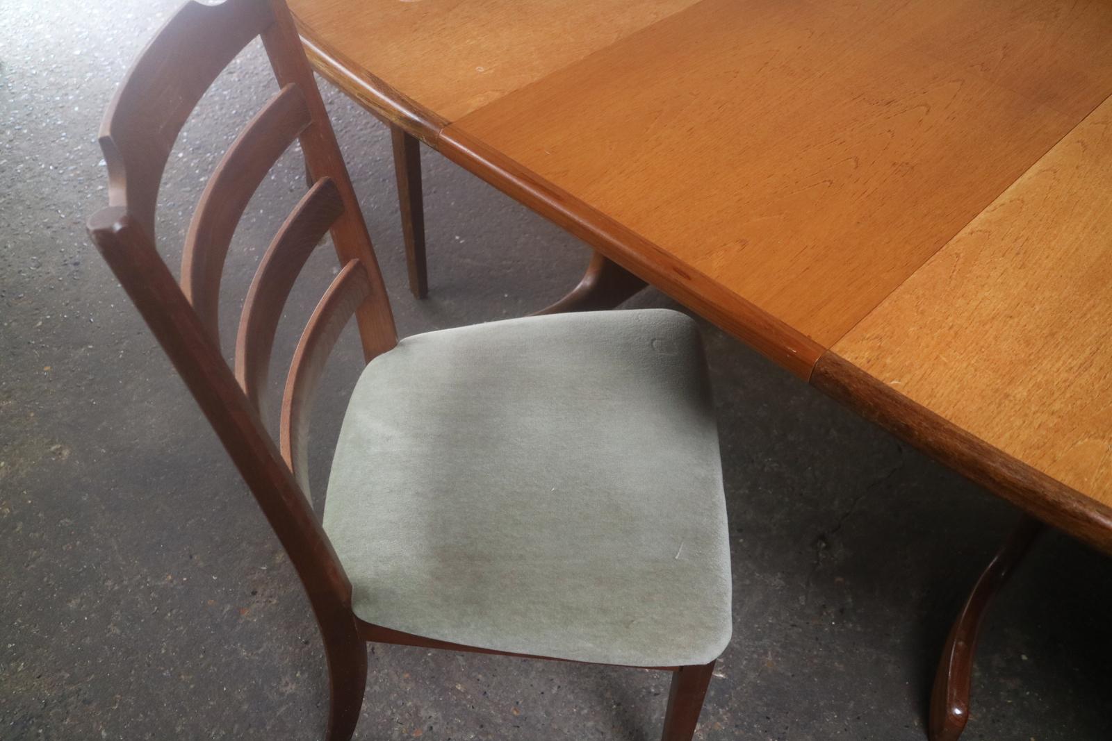 g plan dining table and chairs for sale
