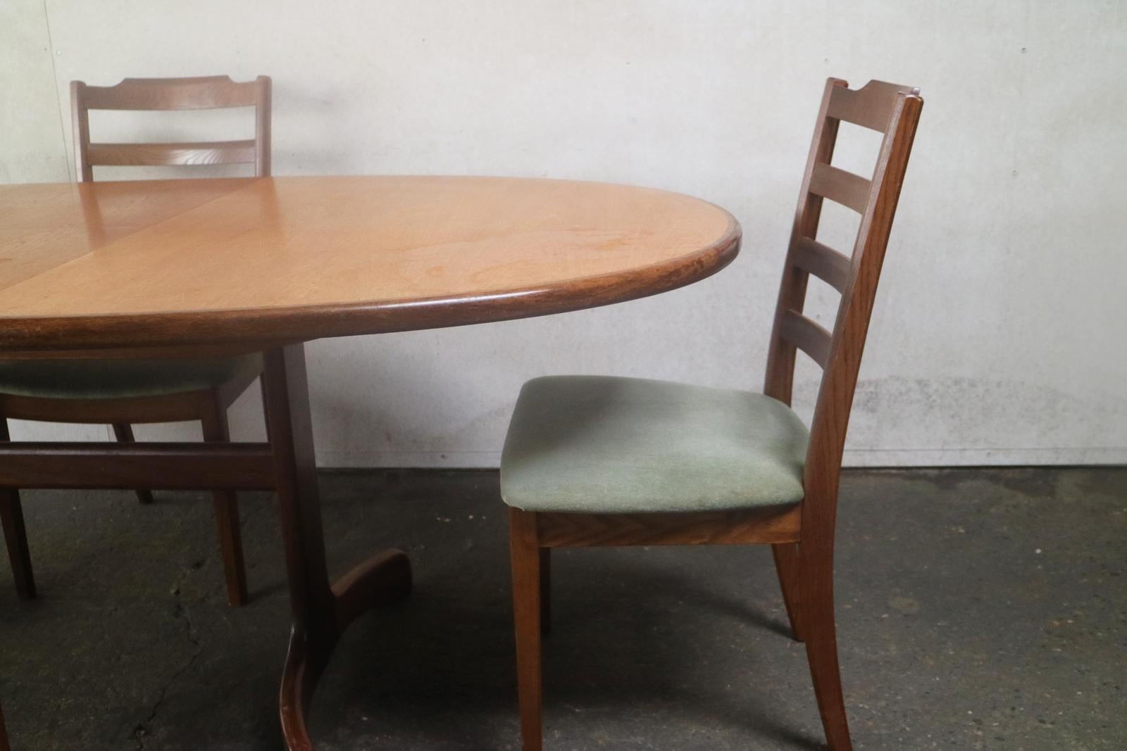 1970s dining table and chairs