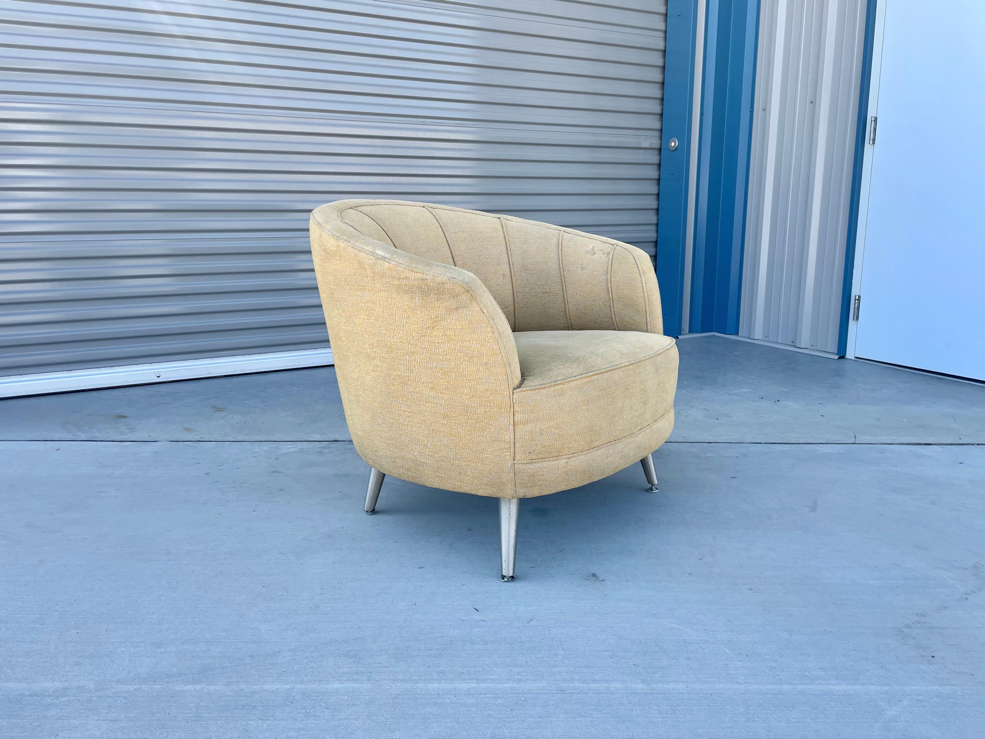 1970s Mid Century Modern Lounge Chairs For Sale 5
