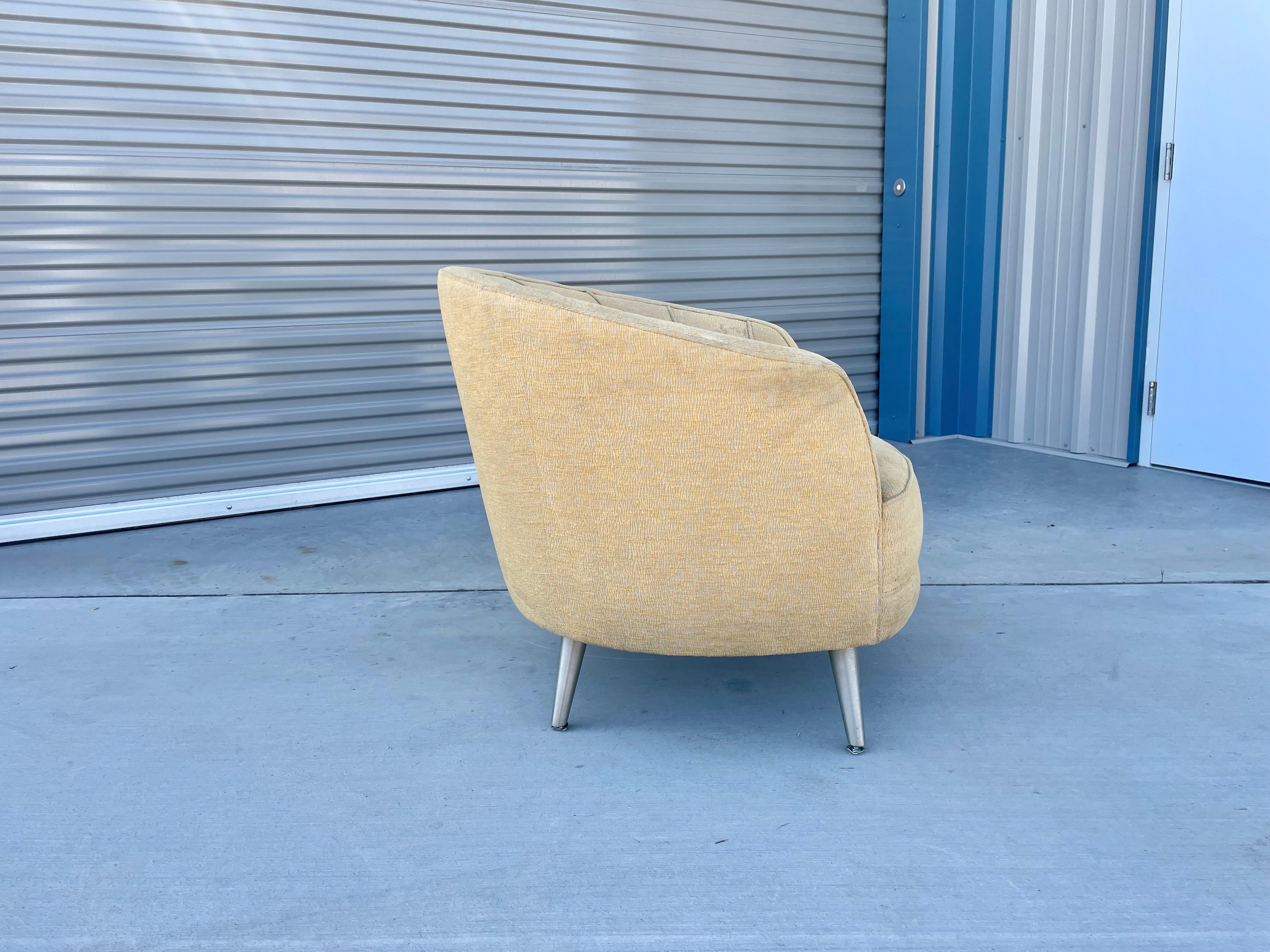 1970s Mid Century Modern Lounge Chairs For Sale 6