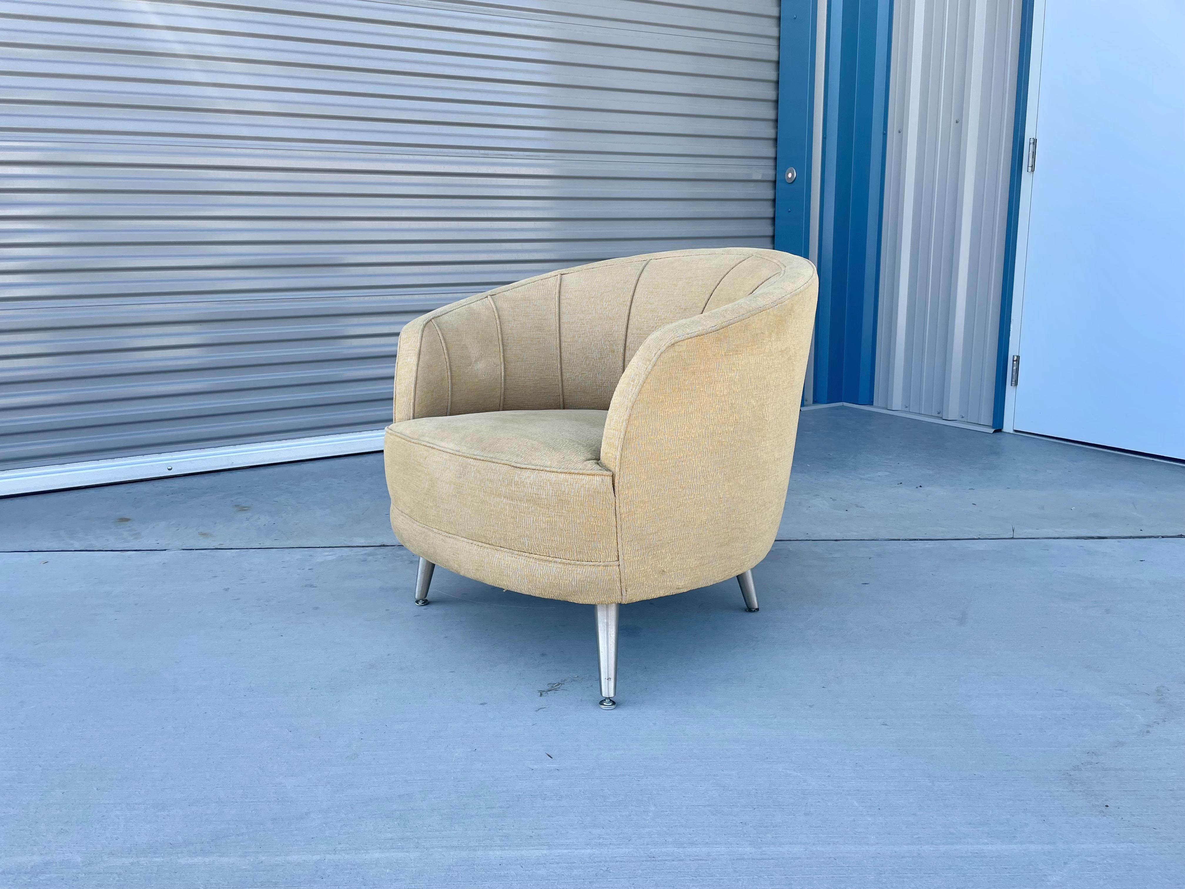 Late 20th Century 1970s Mid Century Modern Lounge Chairs For Sale