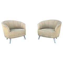 Sedie da salotto moderne del Mid Century degli anni '70