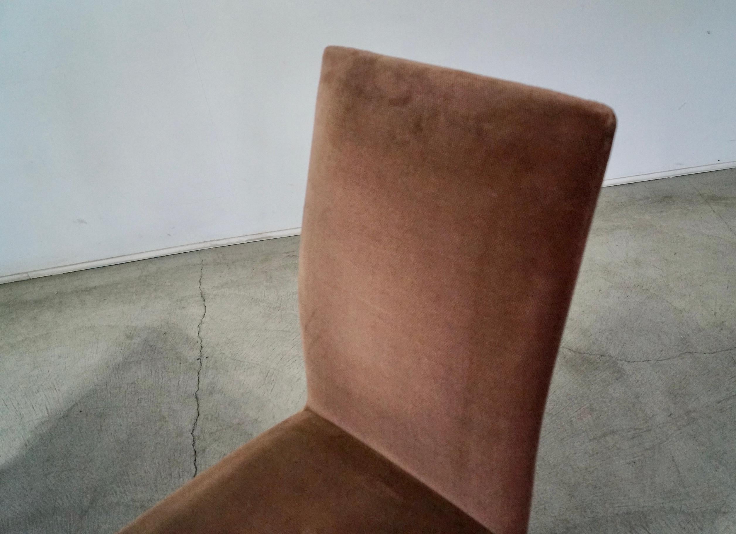 Paire de chaises de salle à manger en laiton de style Milo Baughman, mi-siècle moderne, années 1970 en vente 5