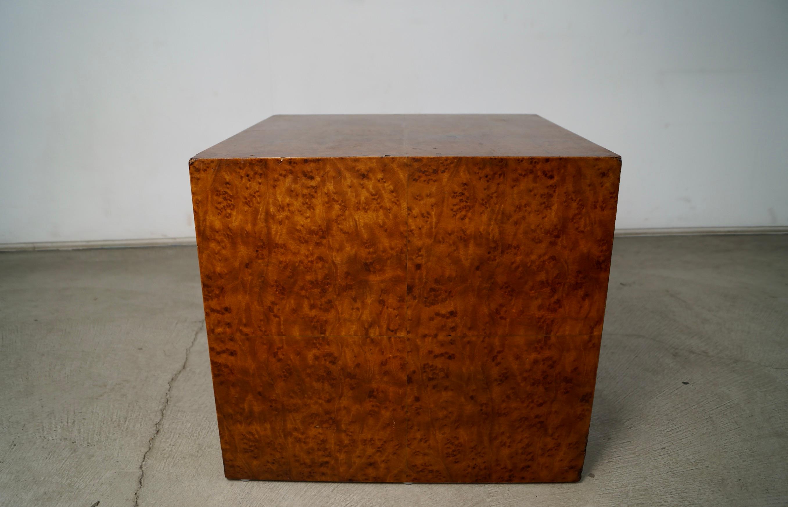 Table d'appoint / support en Wood Wood Milo Baughman des années 1970 en vente 7