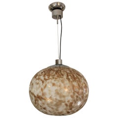 Colgante de cristal de Murano moderno de mediados de siglo de 1970