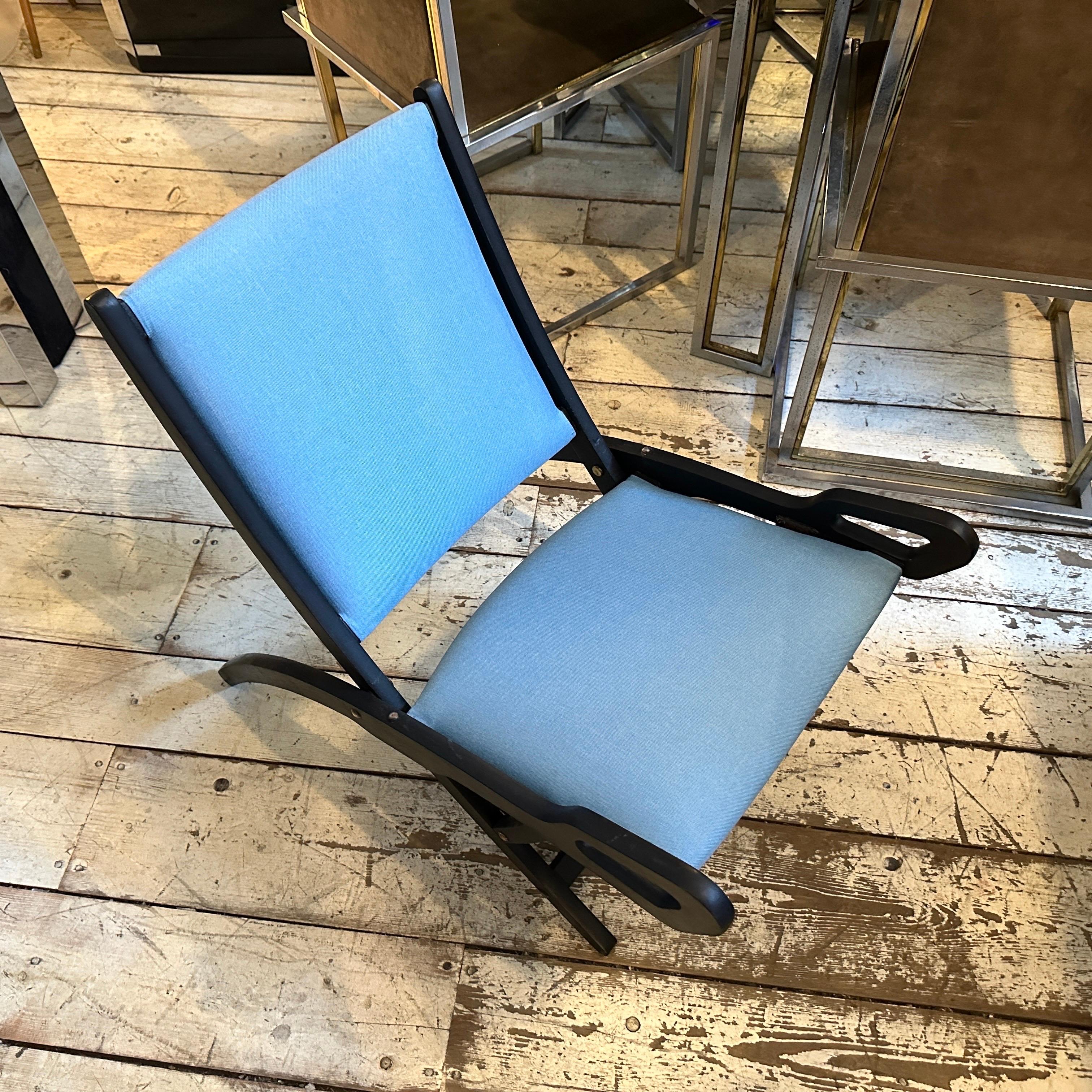 1970s Mid-Century Modern Ninfea Folding Chair Designed by Gio Ponti for Reguitti in vendita 4